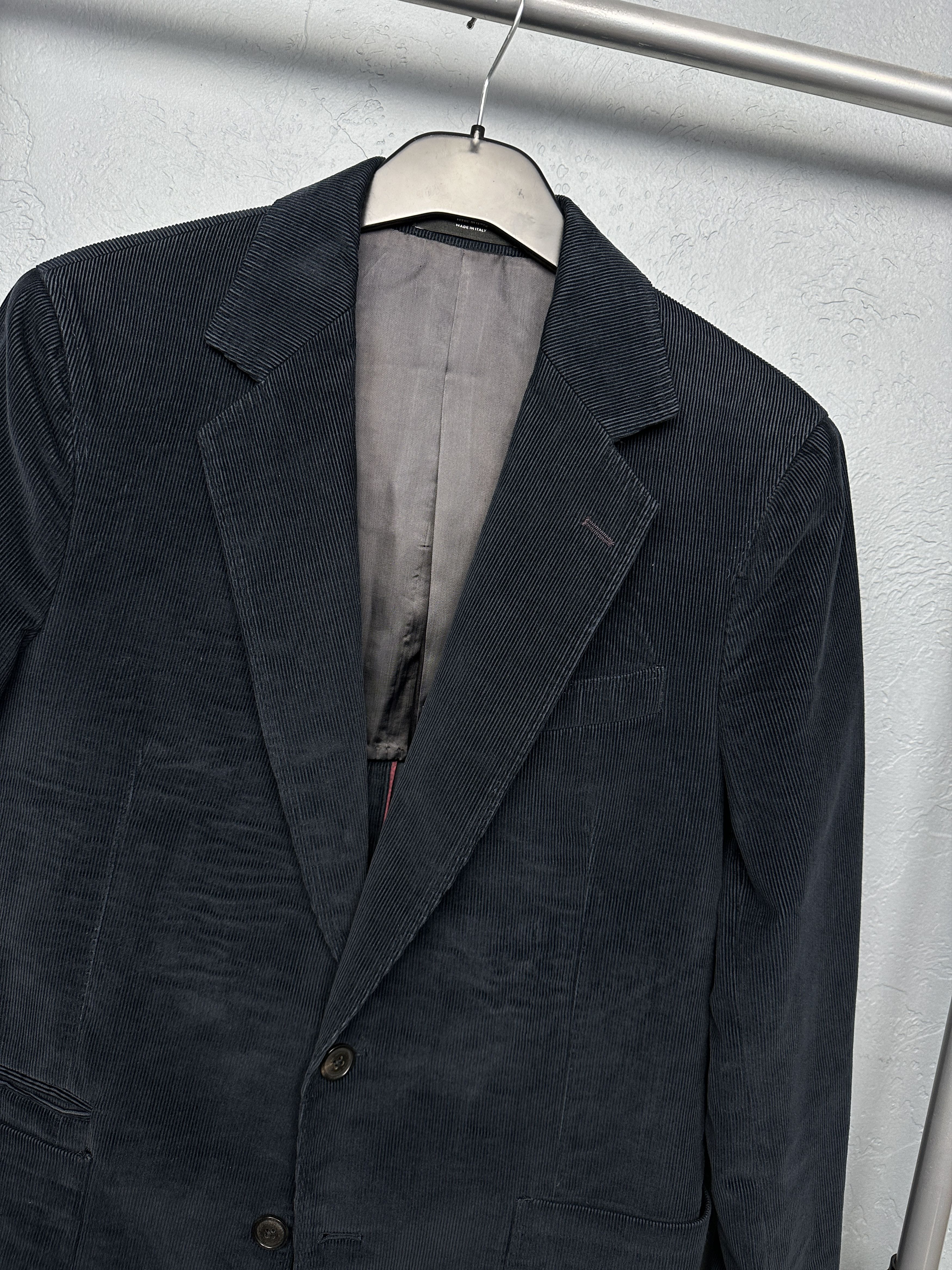 Paul Smith Paul Smith Navy Corduroy Blazer Jacket Size 48R - 2 Thumbnail
