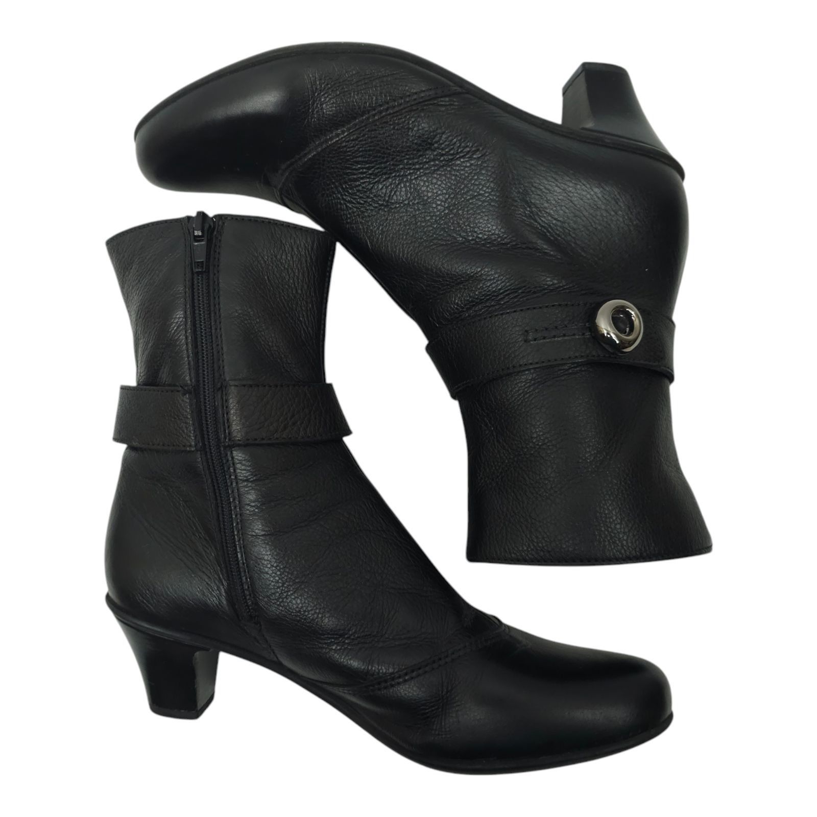 Other La Canadienne Ankle Boot Womens Size 7.5 M Side Zip Black Size US 7.5 / IT 37.5 - 6 Thumbnail