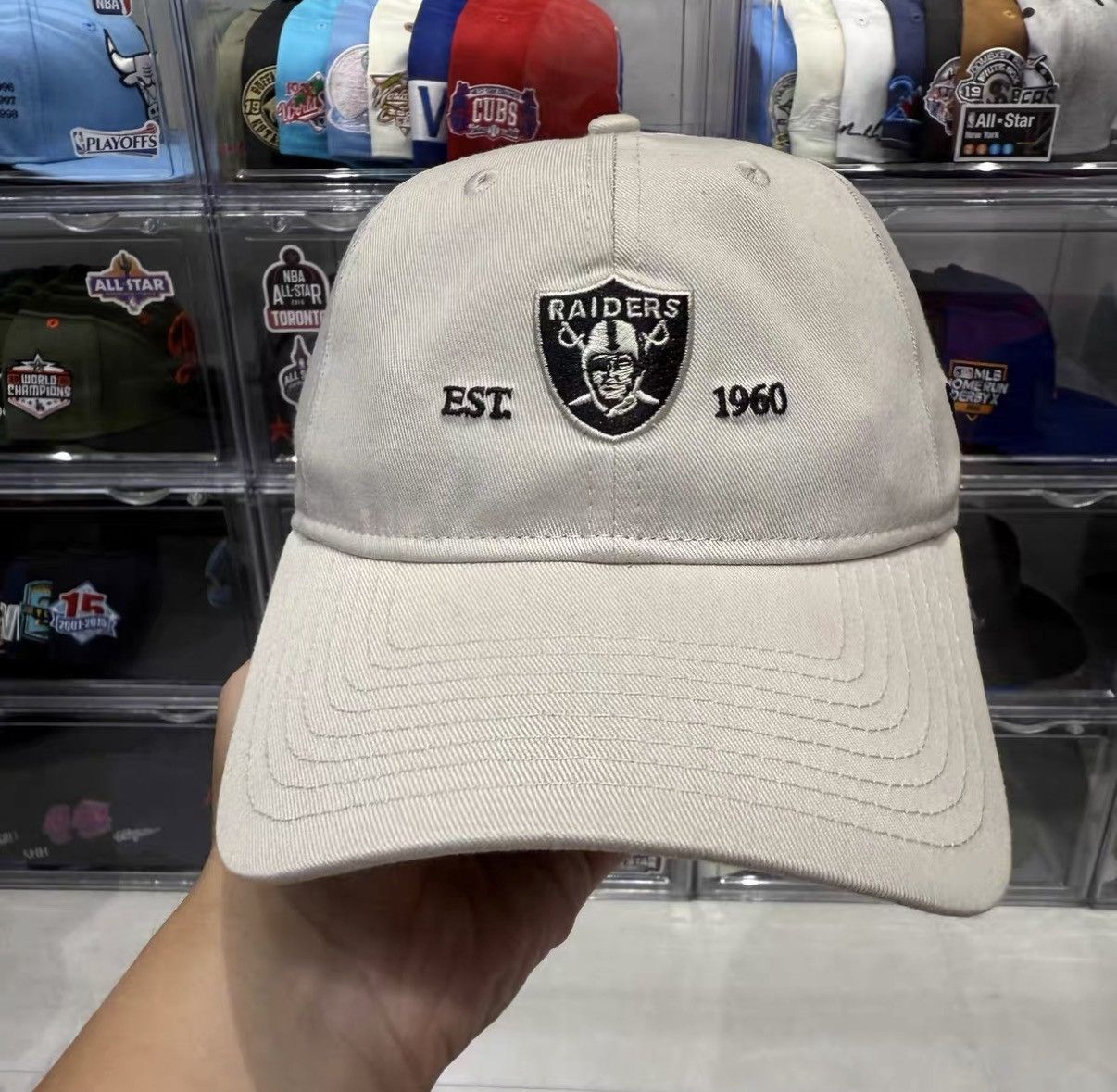 New Era New Era NFL Las Vegas Raiders Curved Brim Baseball Cap J32 Size ONE SIZE - 1 Thumbnail
