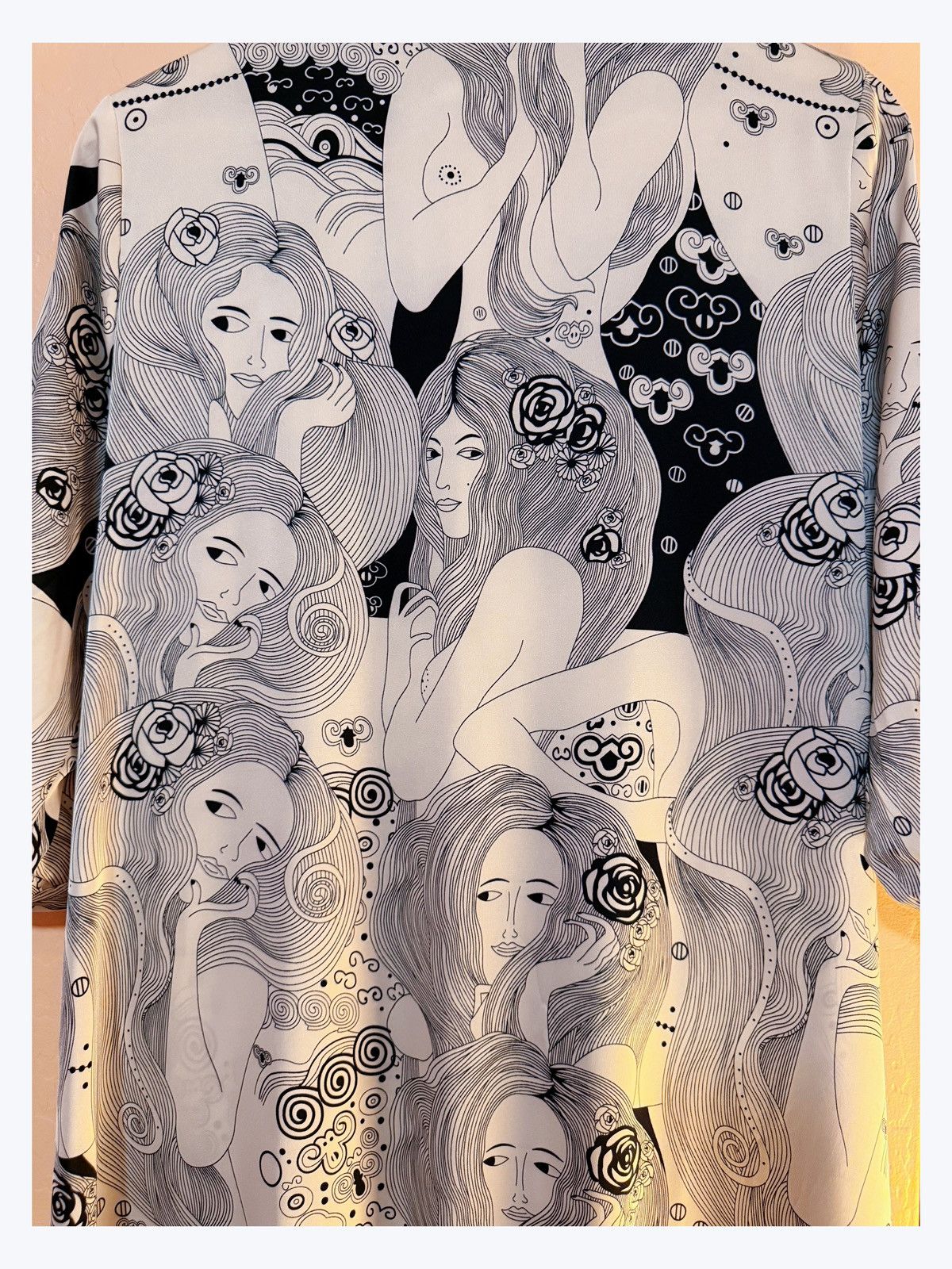 Other MYTRENDS Surreal Art Print Wrap Midi Dress Women’s XL Size XL / US 12-14 / IT 48-50 - 7 Thumbnail