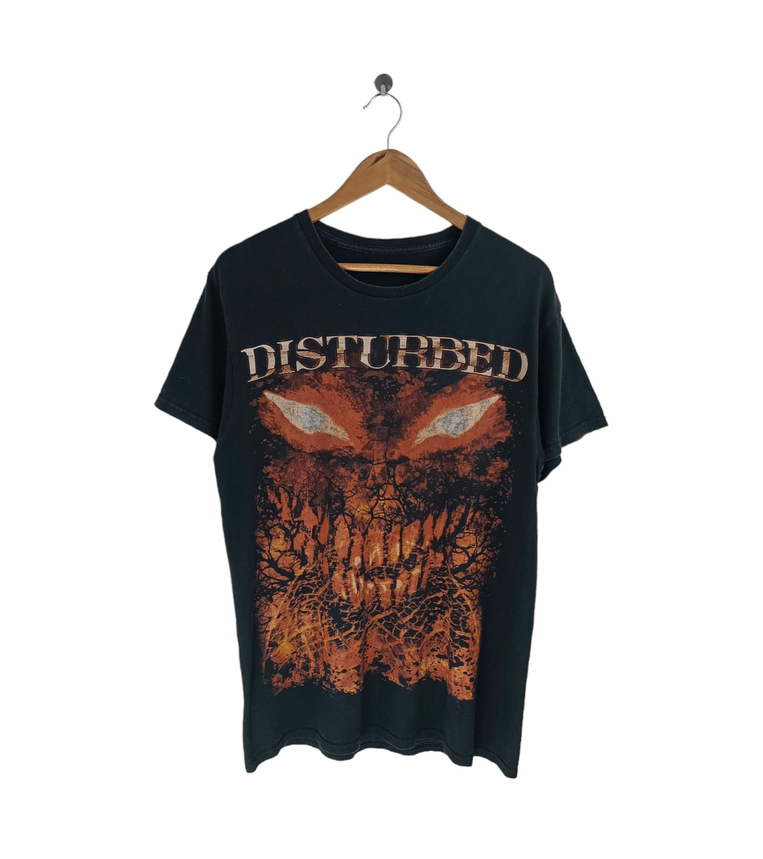 Band Tees VINTAGE 2000s DISTURBED FADED T (deftones slipknot godsmack) Size US M / EU 48-50 / 2 - 1 Thumbnail