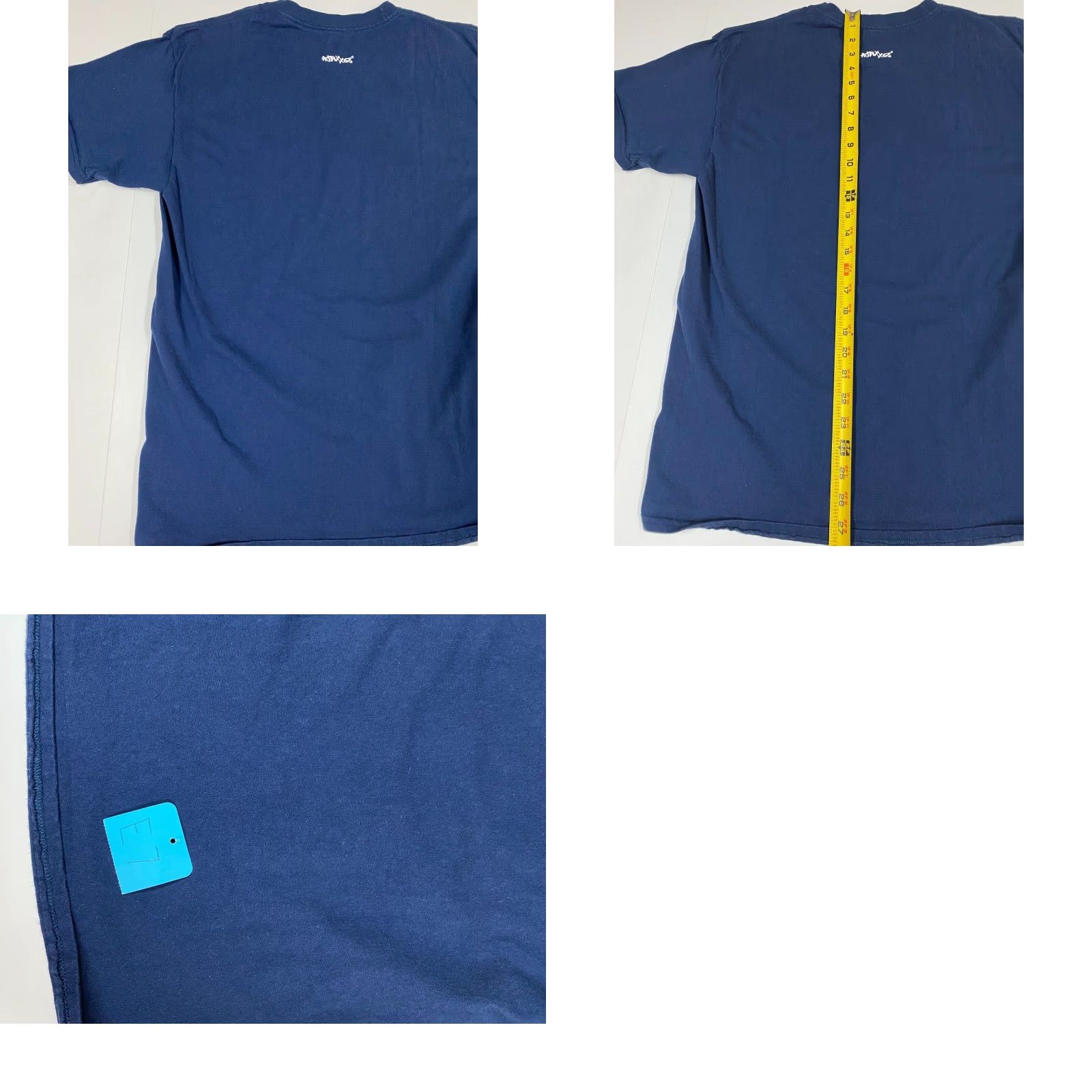 Hanes Hanes Husbear Mens T-Shirt Crew Neck Short Sleeve Blue Cotton Spandex Logo Regular L(#) Adult Men Size US L / EU 52-54 / 3 - 8 Thumbnail