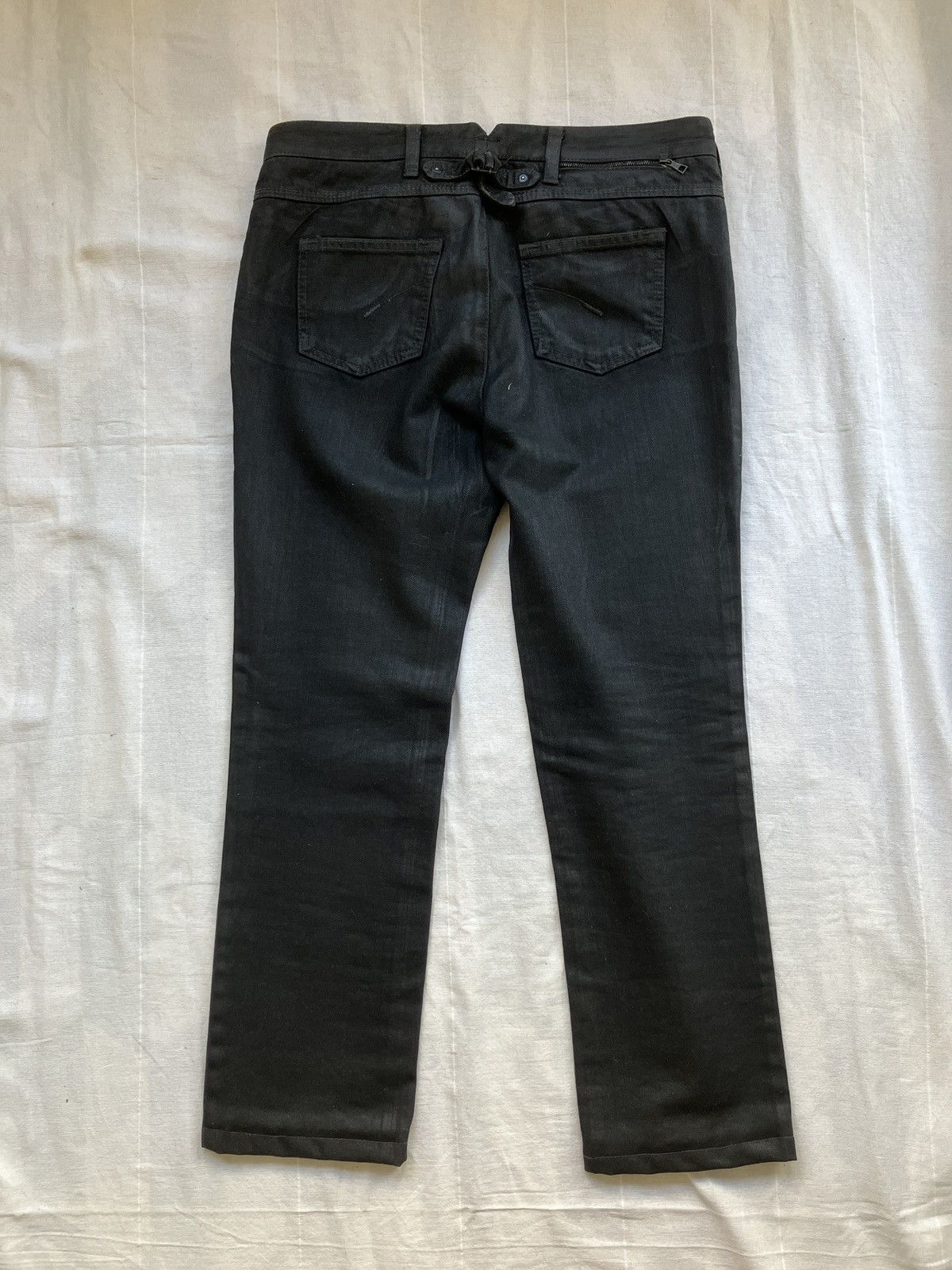 Neil Barrett Neil Barrett trademark waxed jeans Size 28" / US 6 / IT 42 - 2 Thumbnail