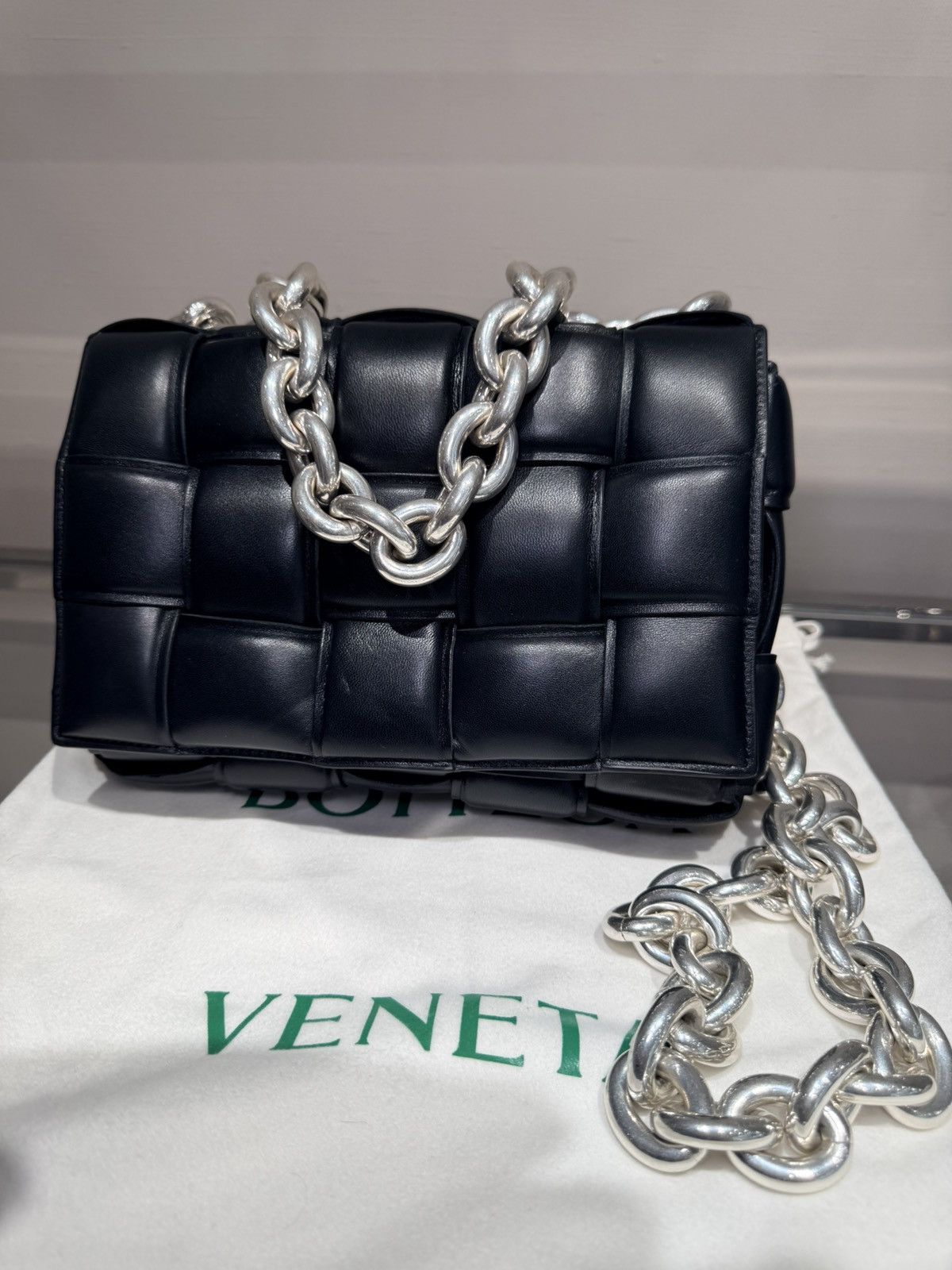 Bottega Veneta Bottega Veneta Chain Cassette Bag (intrecciato) Size ONE SIZE - 10 Thumbnail