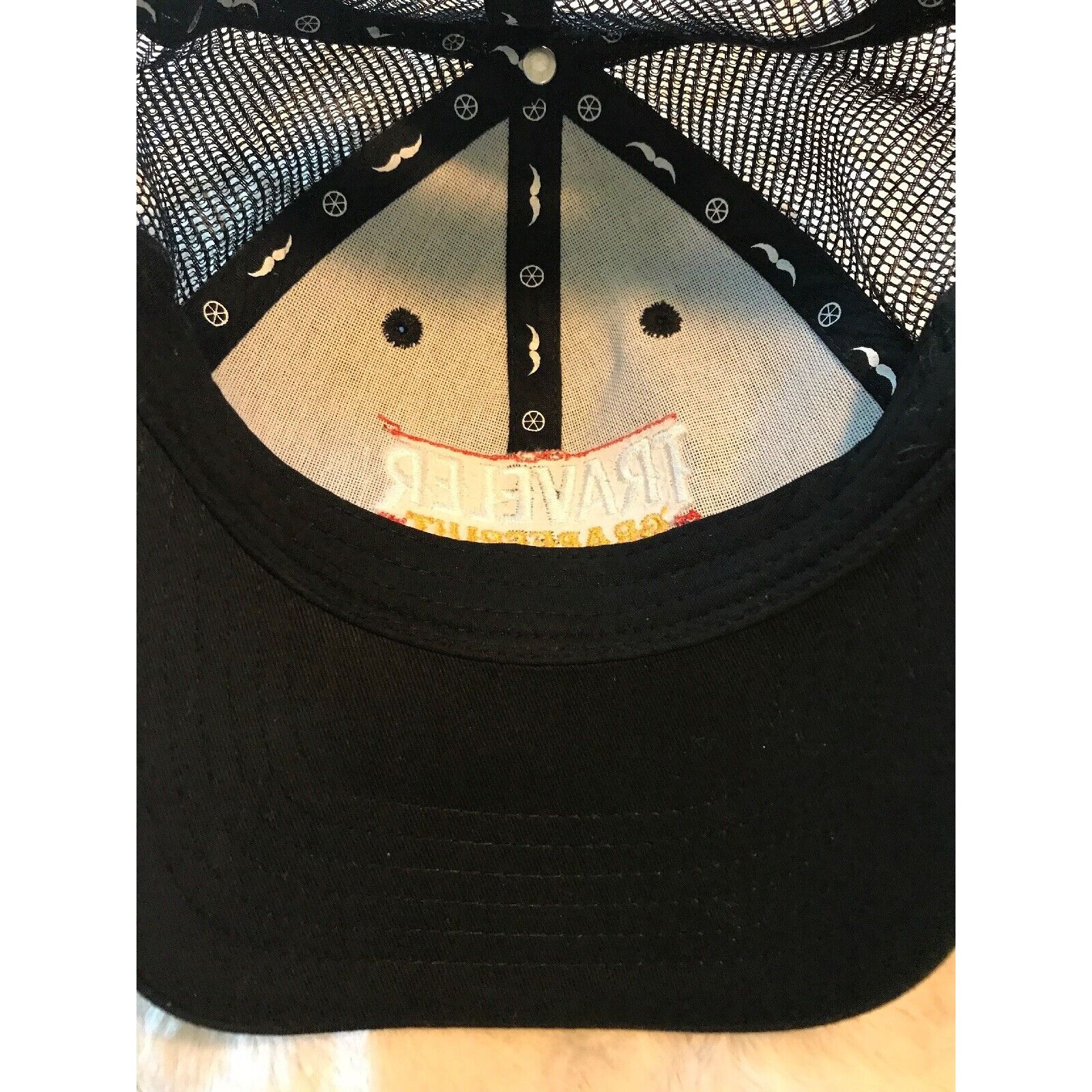 Other Black Traveler Grapefruit Shandy Craft Beer Trucker Hat Adju Size ONE SIZE - 7 Thumbnail