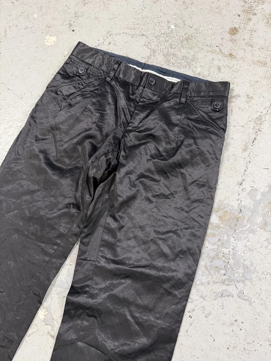 Dolce & Gabbana SS2005 Dolce & Gabbana Black Satin Effect Pants Size US 32 / EU 48 - 10 Thumbnail