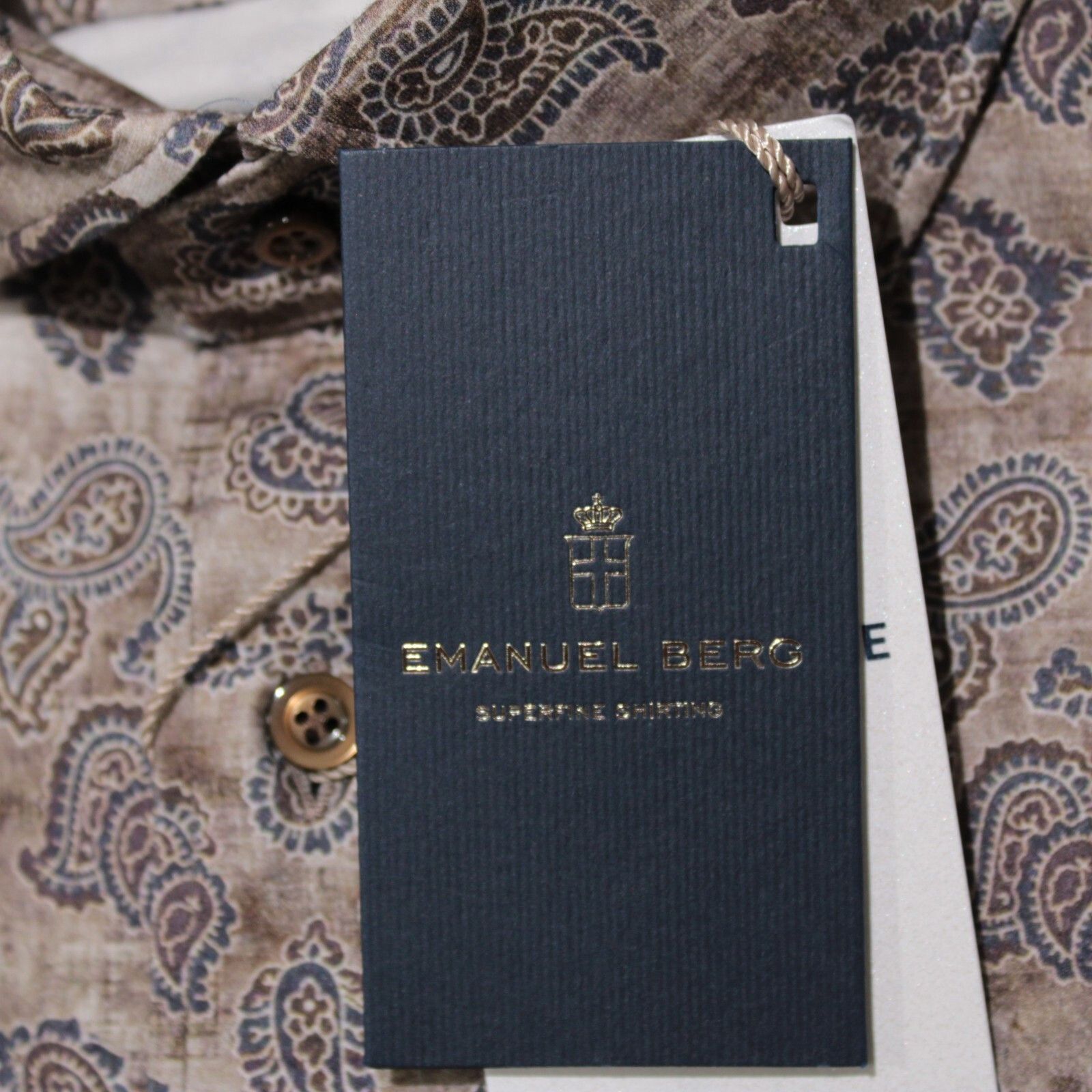 Other Emanuel Berg New with tags Shirt Size XL US In Brown Size US XL / EU 56 / 4 - 2 Thumbnail