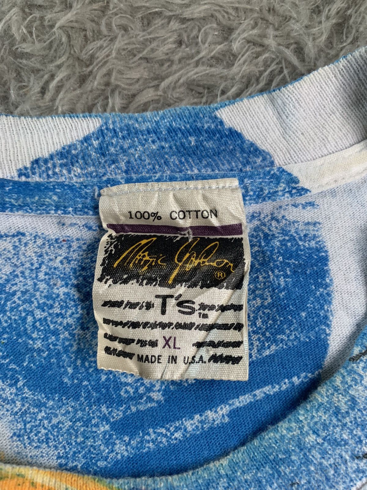 Vintage Vintage 90s Magic Johnson Dream Team Usa Michael Jordan AOP Size US XL / EU 56 / 4 - 3 Thumbnail
