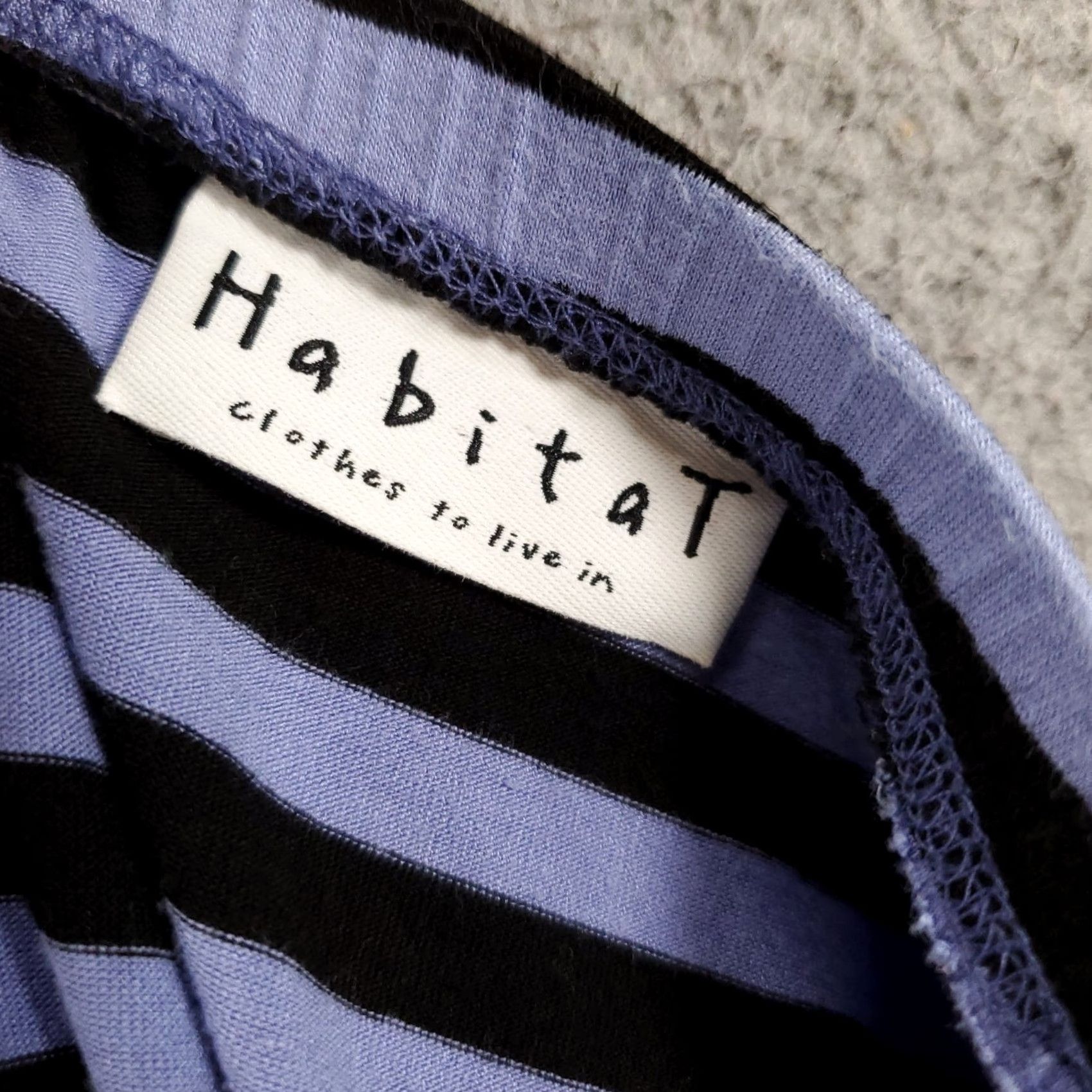 Habitat Habitat Maxi Skirt Womens Size Large Purple Black Stripes Long Stretch Skirt Bohemian Vintage No Size 36" / US 14 / IT 50 - 5 Thumbnail