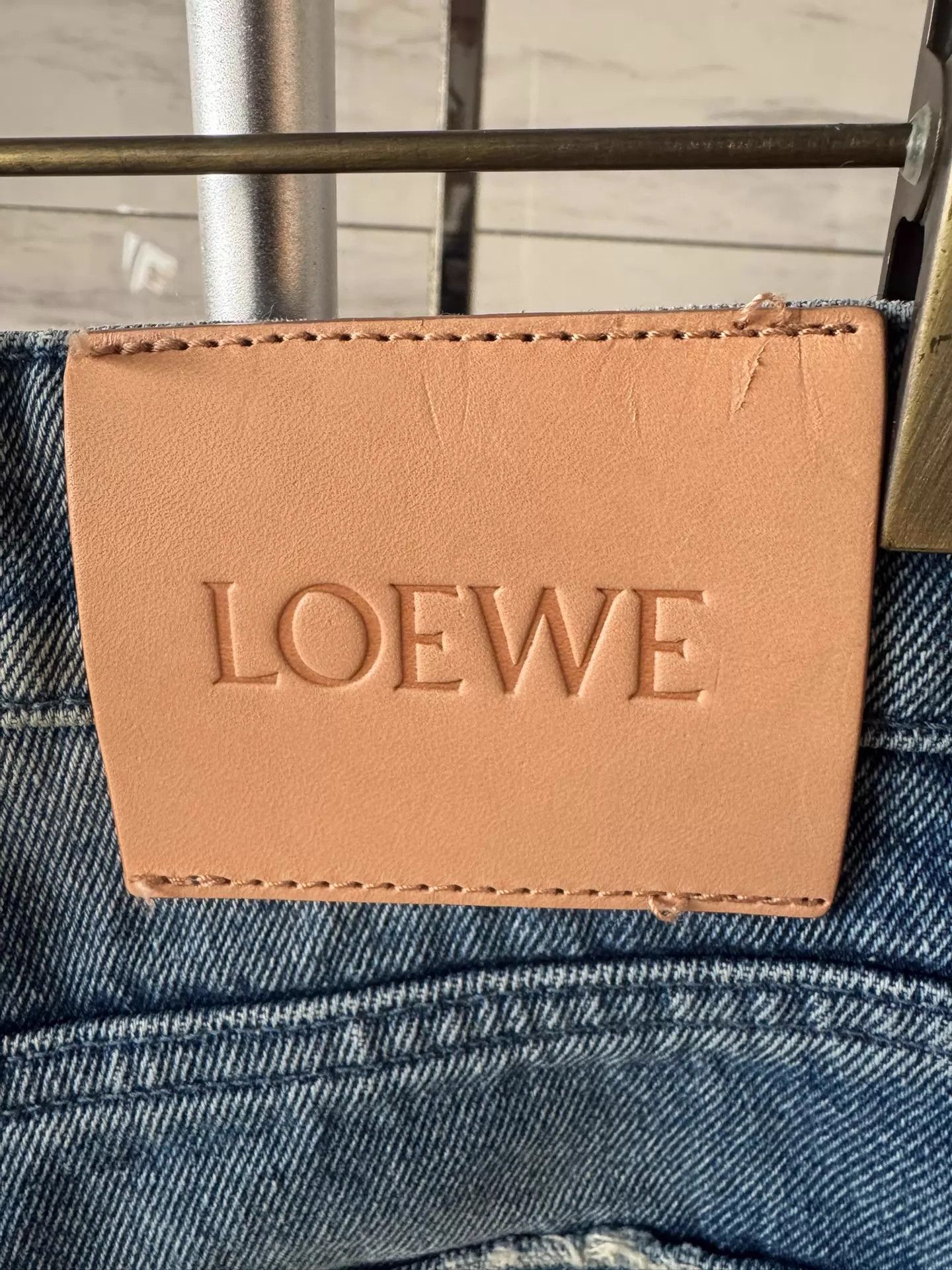 Loewe LOEWE SS25 Distressed Straight Denim Pants Men's Size US 30 / EU 46 - 5 Thumbnail