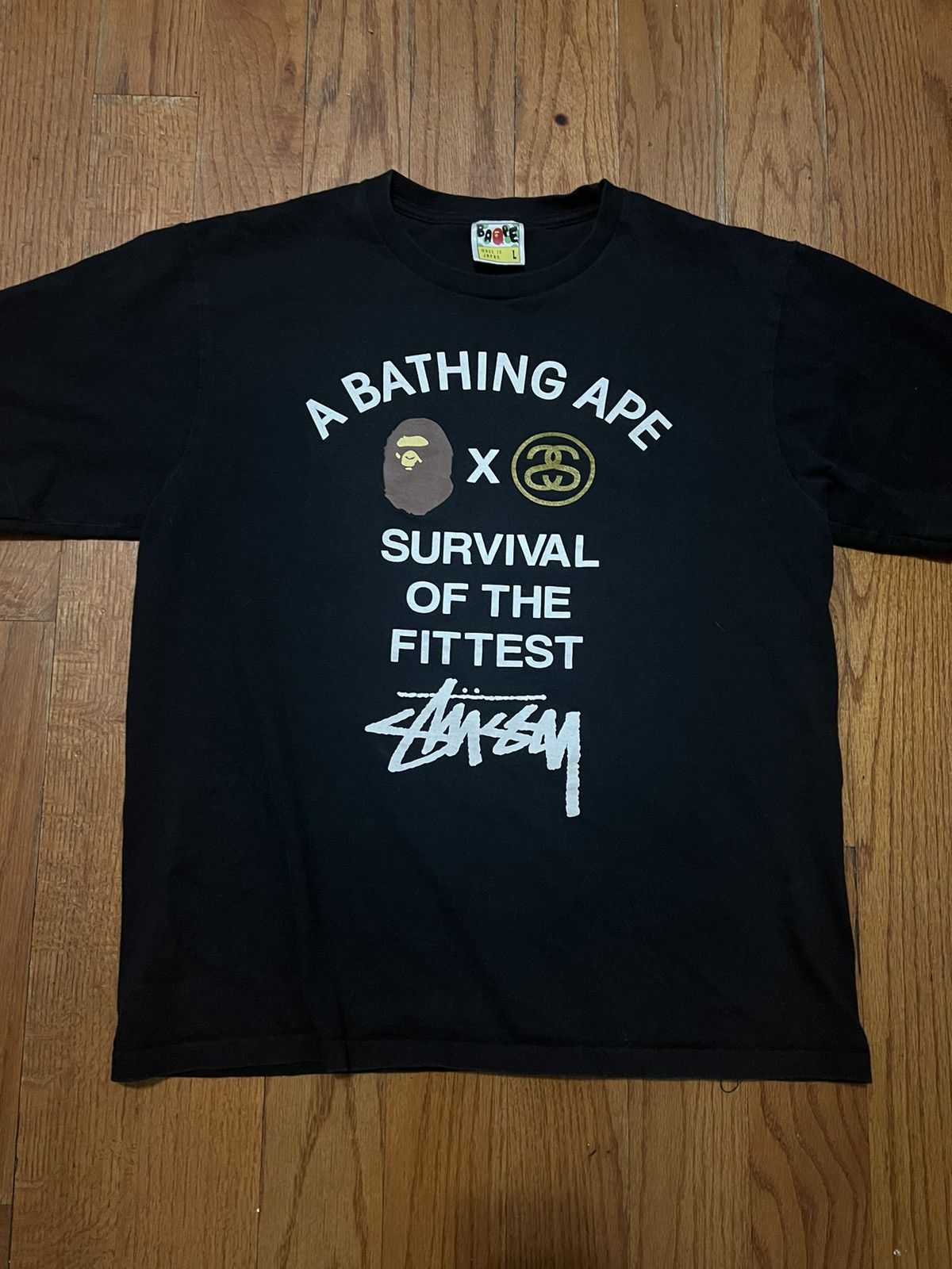 Stussy x bape on sale