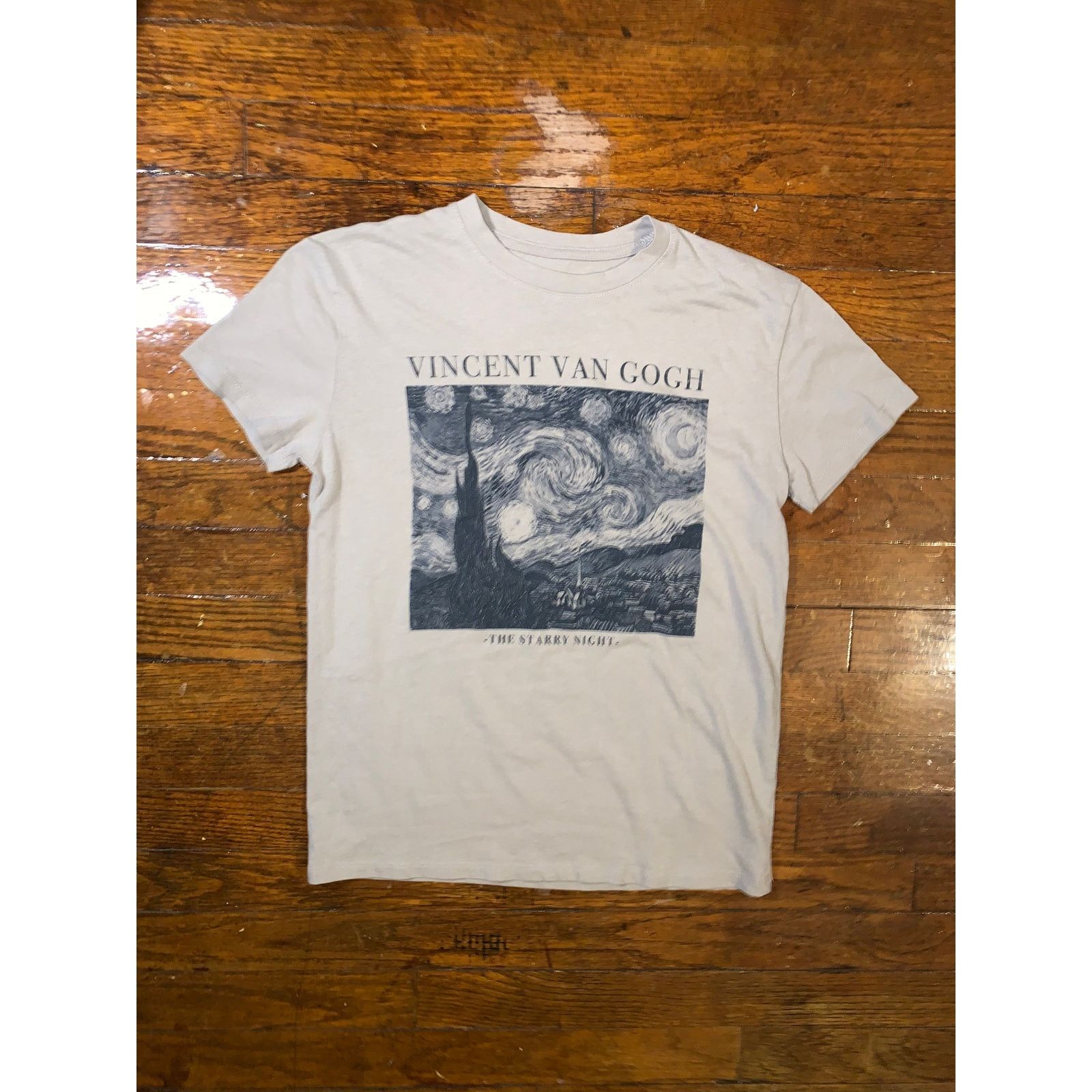 Other Van Gogh Starry Night T Shirt Beige XS Art Graphic Tee Size XS / US 0-2 / IT 36-38 - 3 Thumbnail