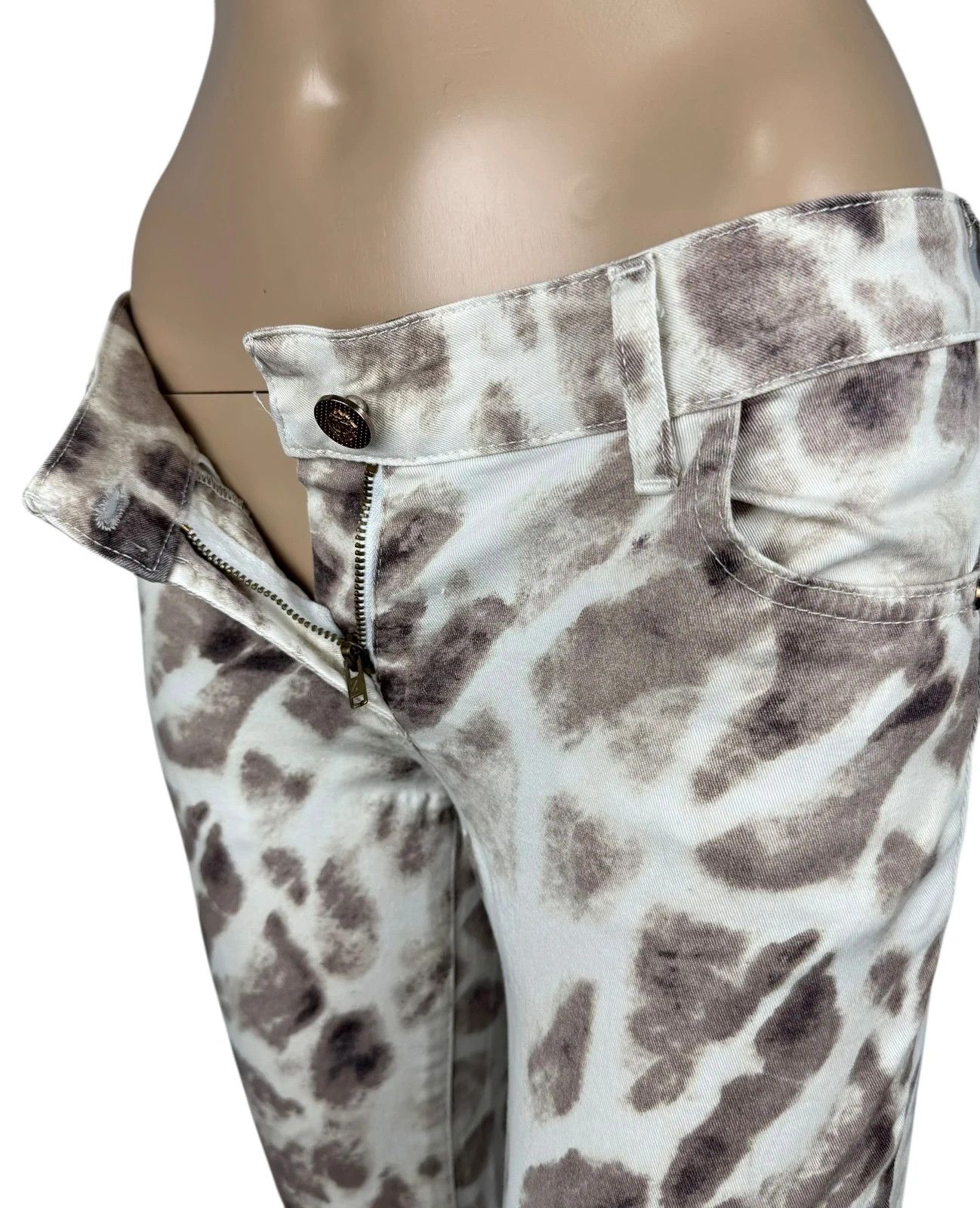 Just Cavalli Just Cavalli Skinny Printed Pants Crop size 27 Size 27" / US 4 / IT 40 - 12 Thumbnail