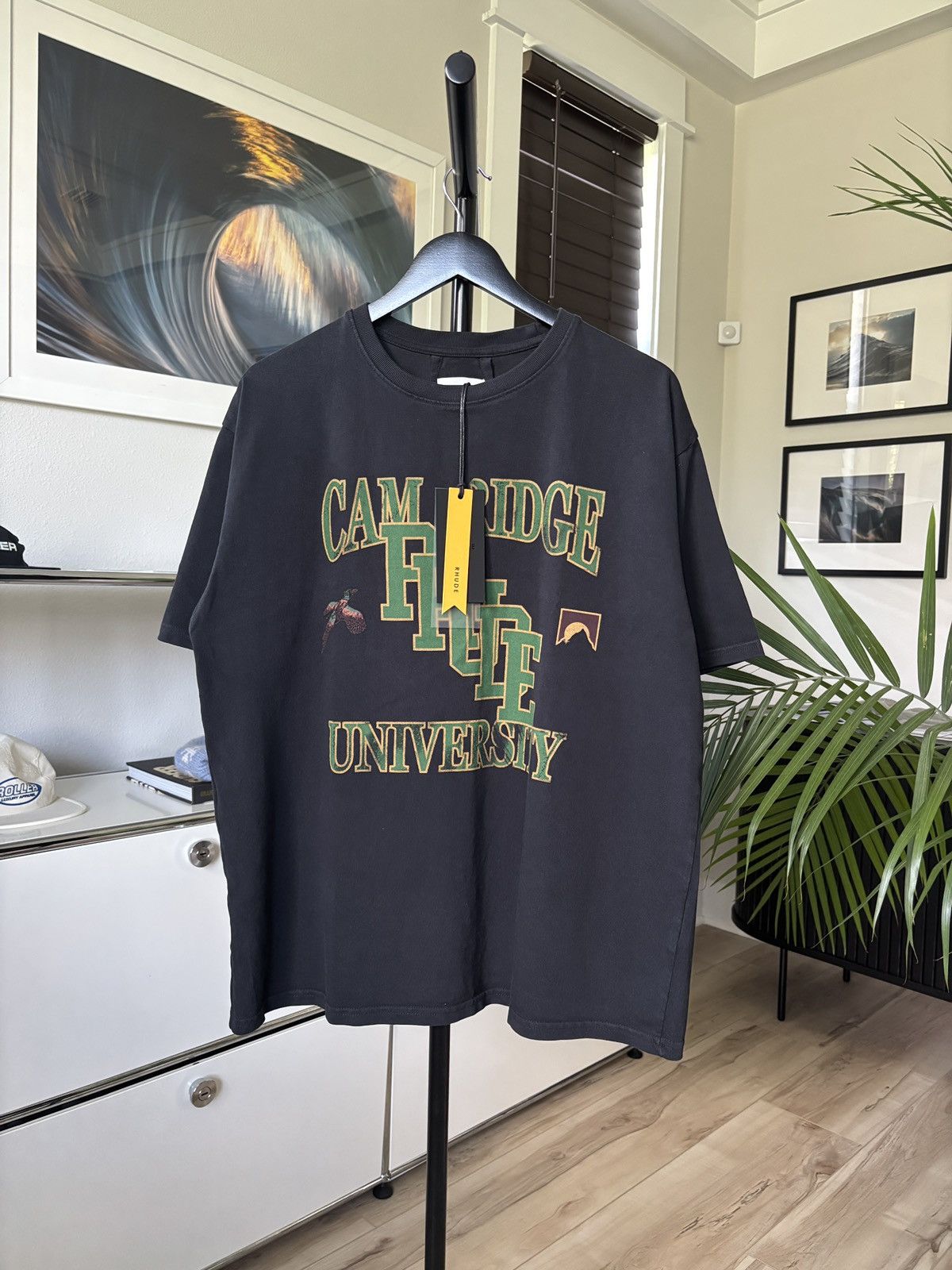 Rhude RHUDE MOONLIGHT UNIVERSITY LOGO TEE Size US M / EU 48-50 / 2 - 2 Thumbnail