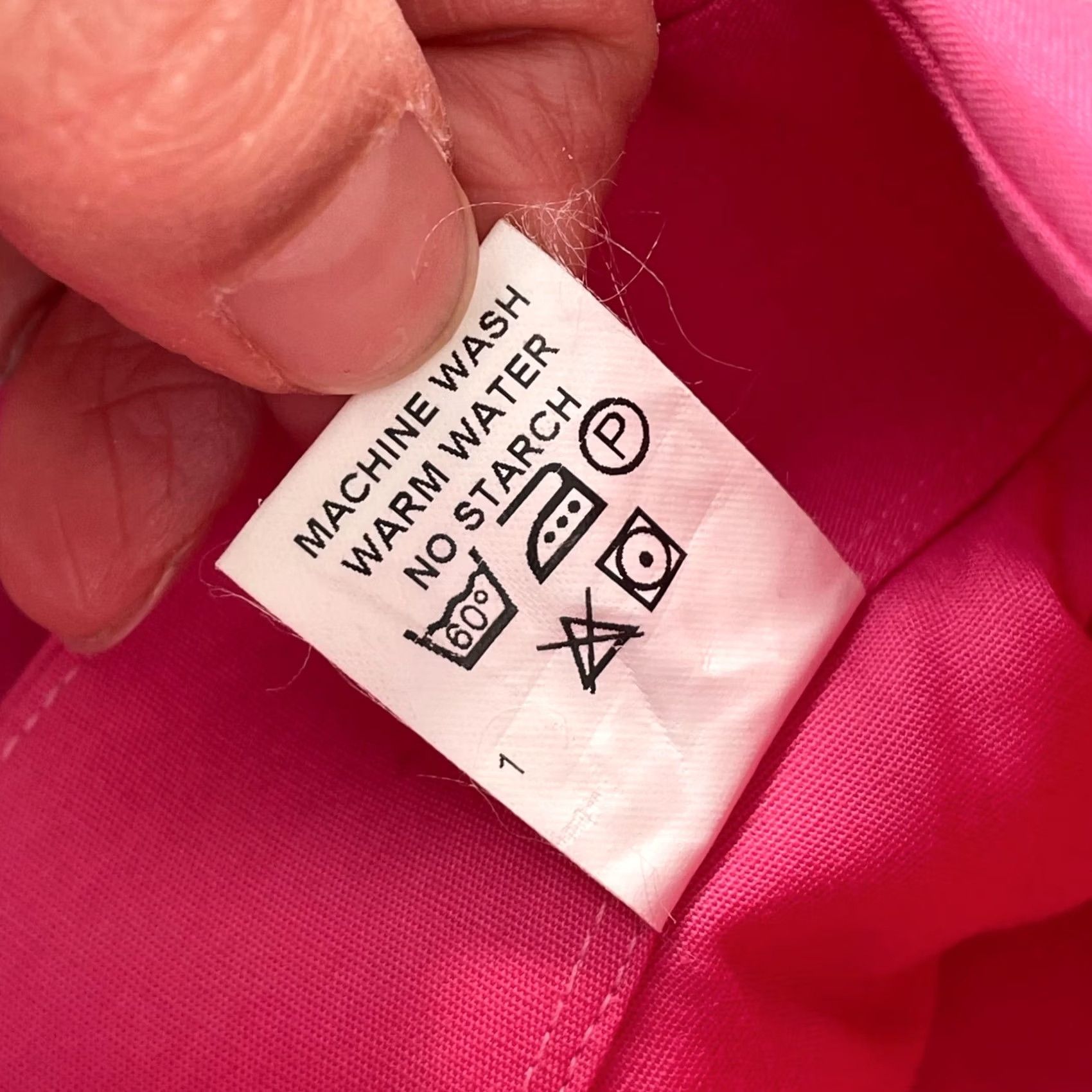 Eton VINTAGE ETON Dress Shirt Men 42 16.5 Pink French Cuff Designer Long Sleeve NWOT Size 46R - 8 Thumbnail