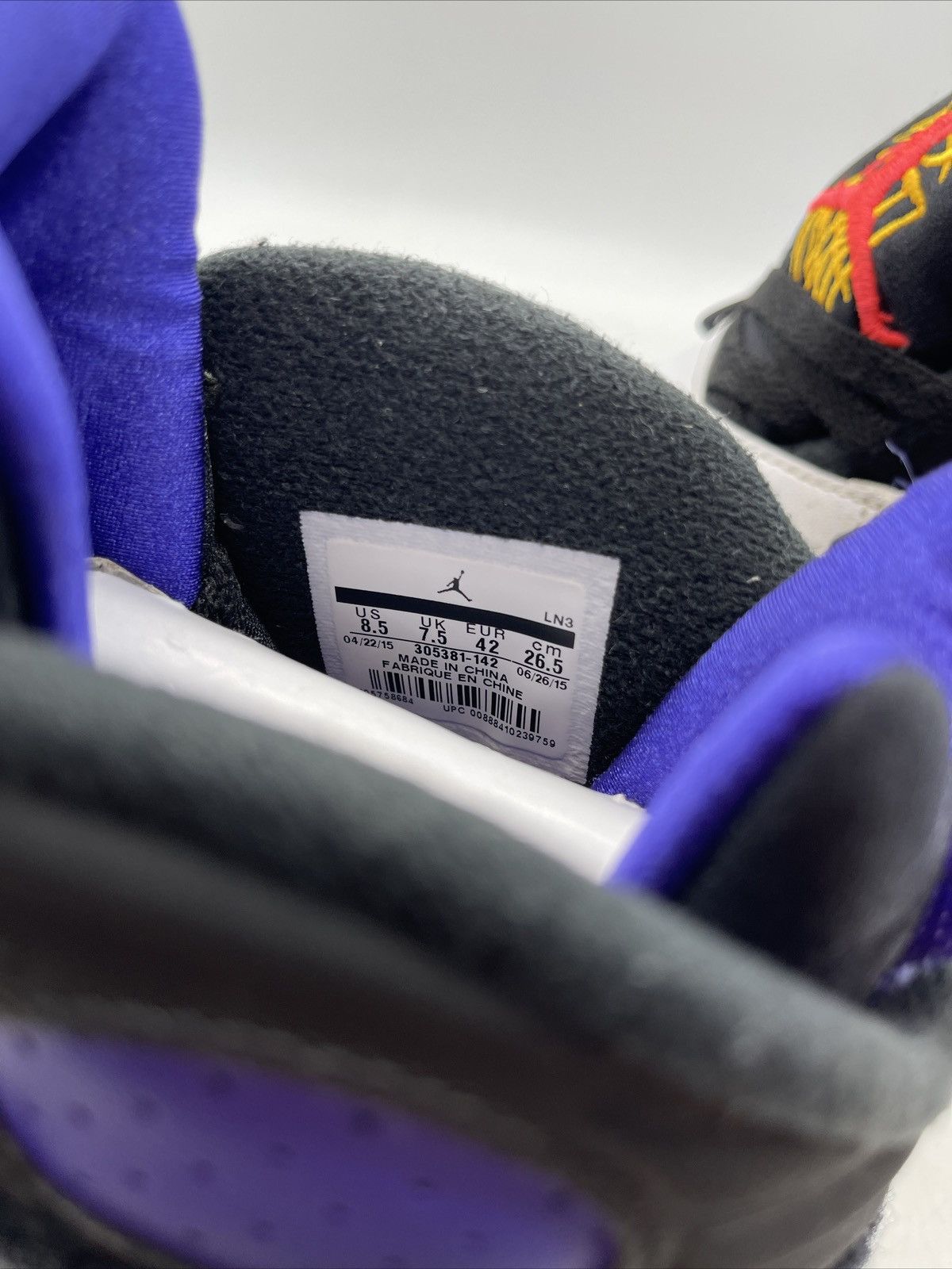 Jordan Brand Air Jordan 8 Three-peat Size US 8.5 / EU 41-42 - 8 Thumbnail