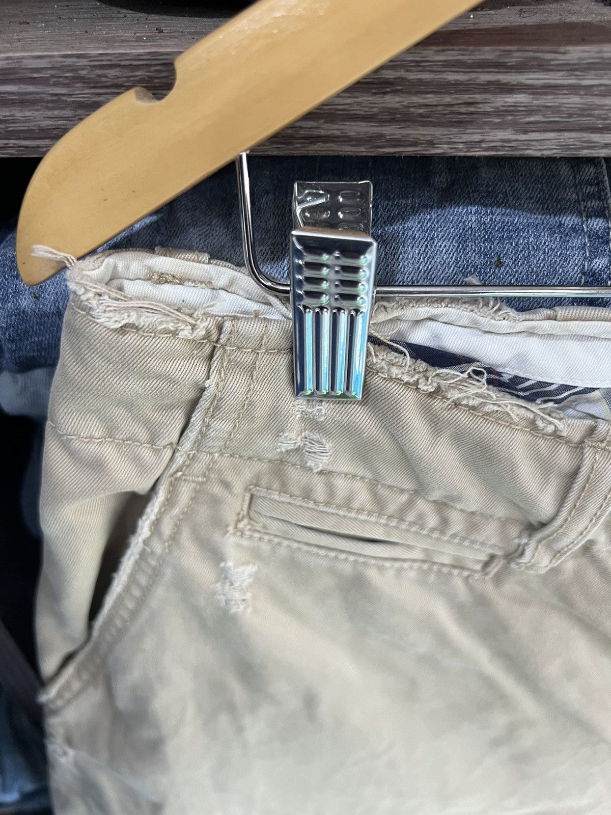 Polo Ralph Lauren 🔥Vintage Distressed Polo Ralph Lauren Short Pant Size US 36 / EU 52 - 9 Thumbnail
