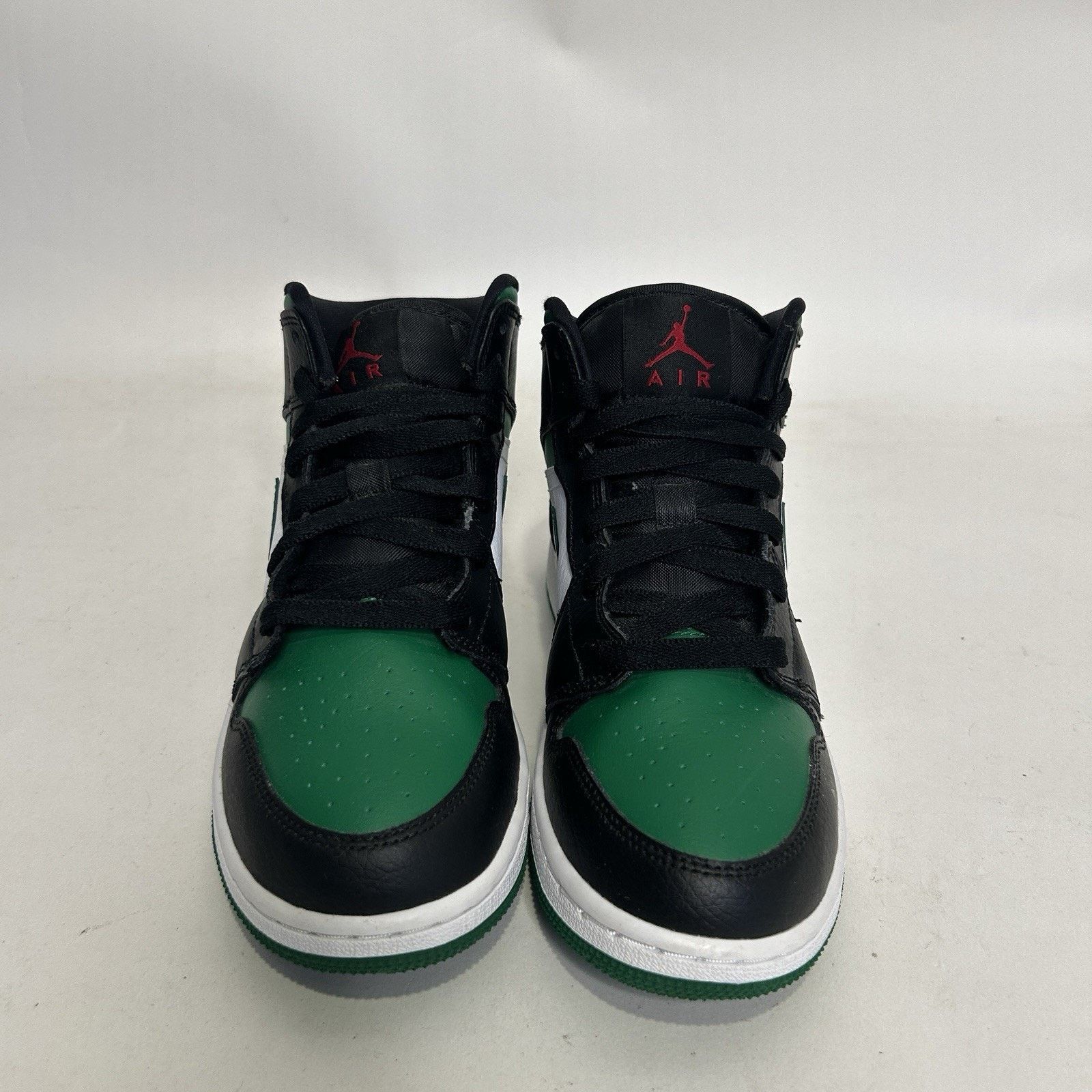 Jordan Brand Nike Air Jordan 1 Mid Retro GS “Pine Green Toe” Size US 6.5 / IT 36.5 - 2 Thumbnail
