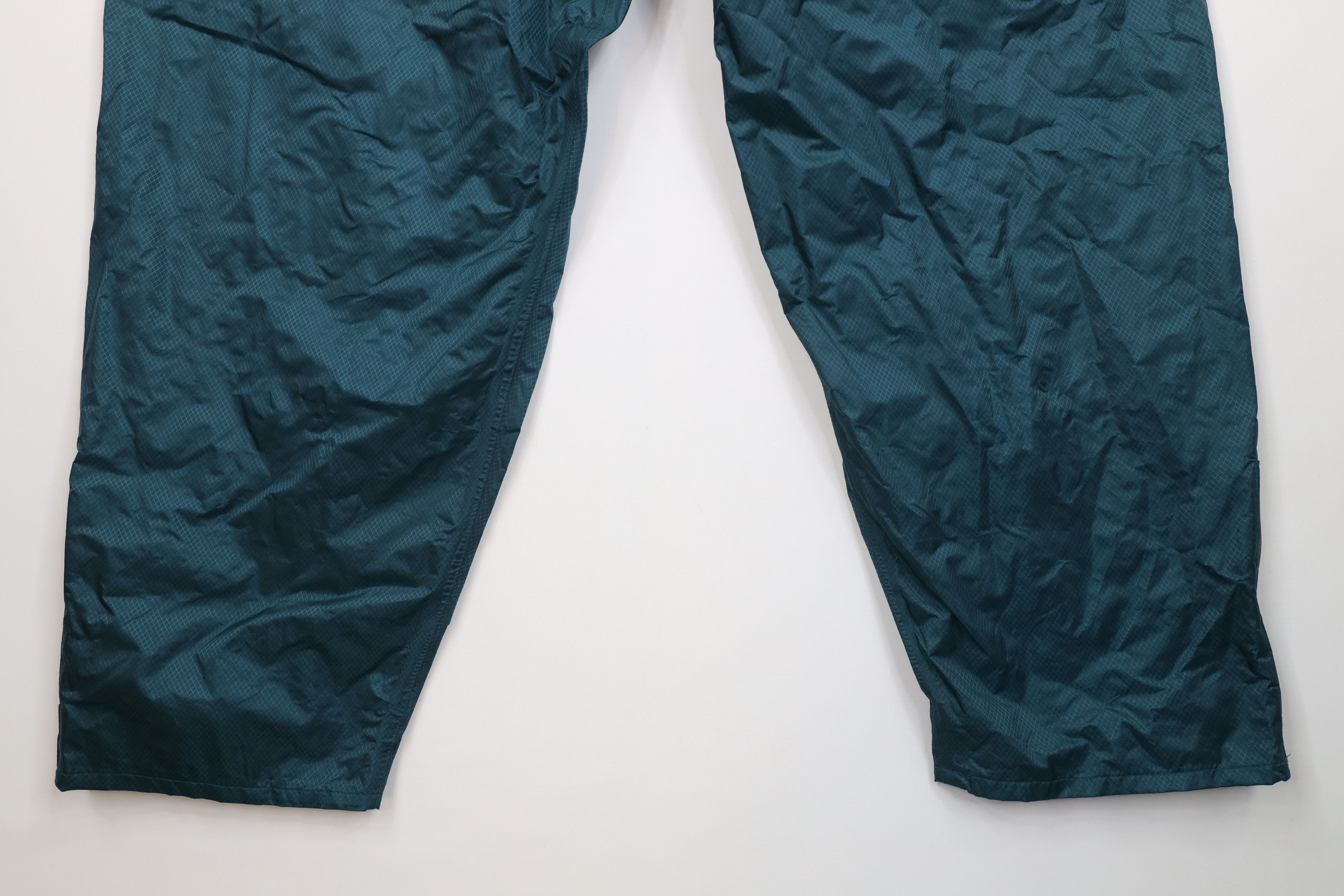 Vintage Vintage 90s Streetwear Ripstop Wide Leg Rain Pants Green Size US 36 / EU 52 - 4 Thumbnail