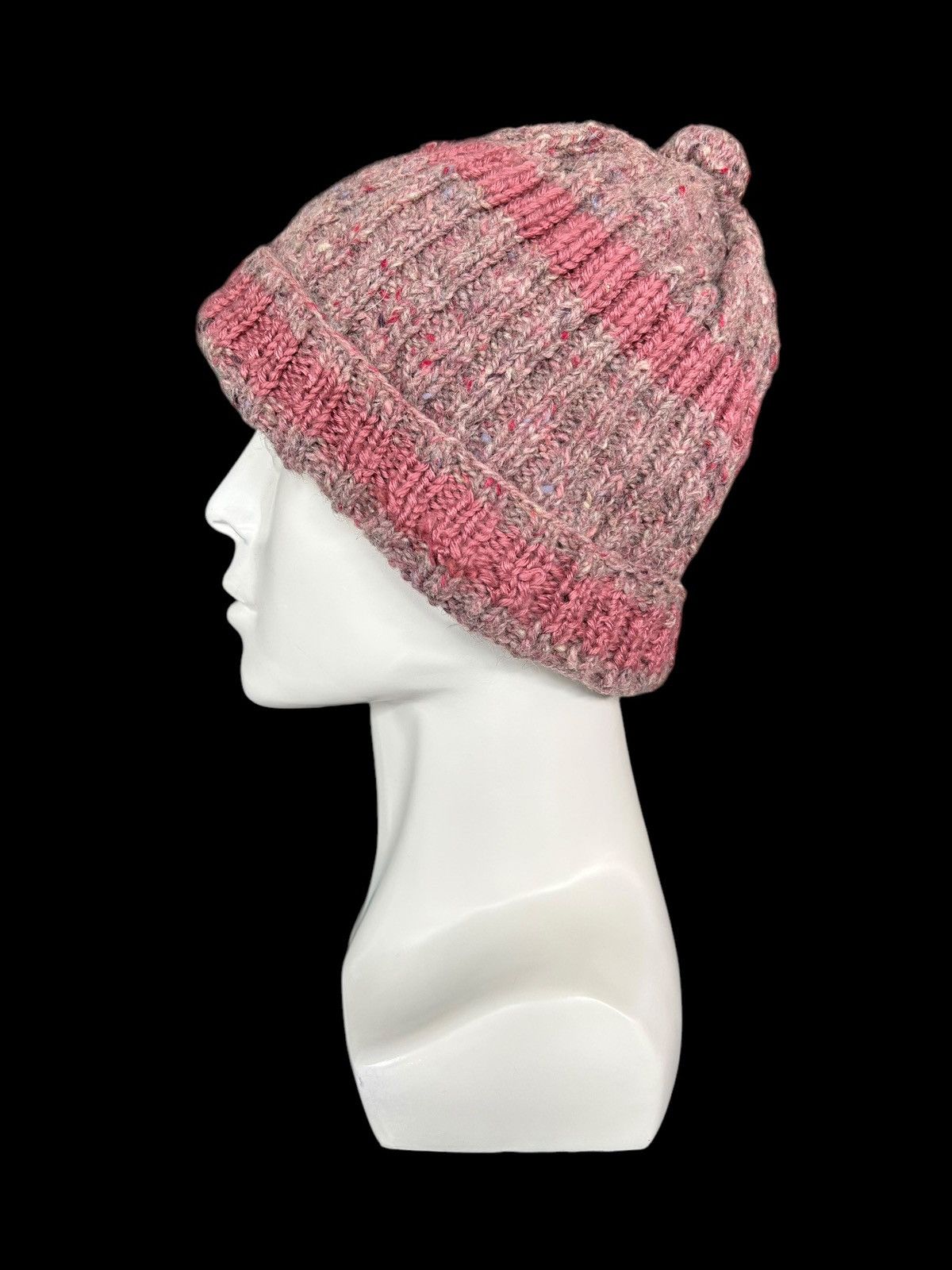 Japanese Brand × Kapital × Vintage Crochet knitted handmade Beanie Hats ☠️☠️ Size ONE SIZE - 2 Thumbnail