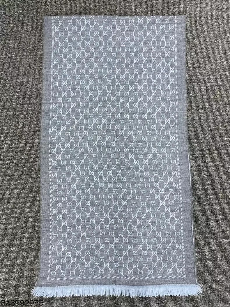 Gucci Gucci Gray full-print scarf 2501-Nextarrow Size ONE SIZE - 2 Thumbnail