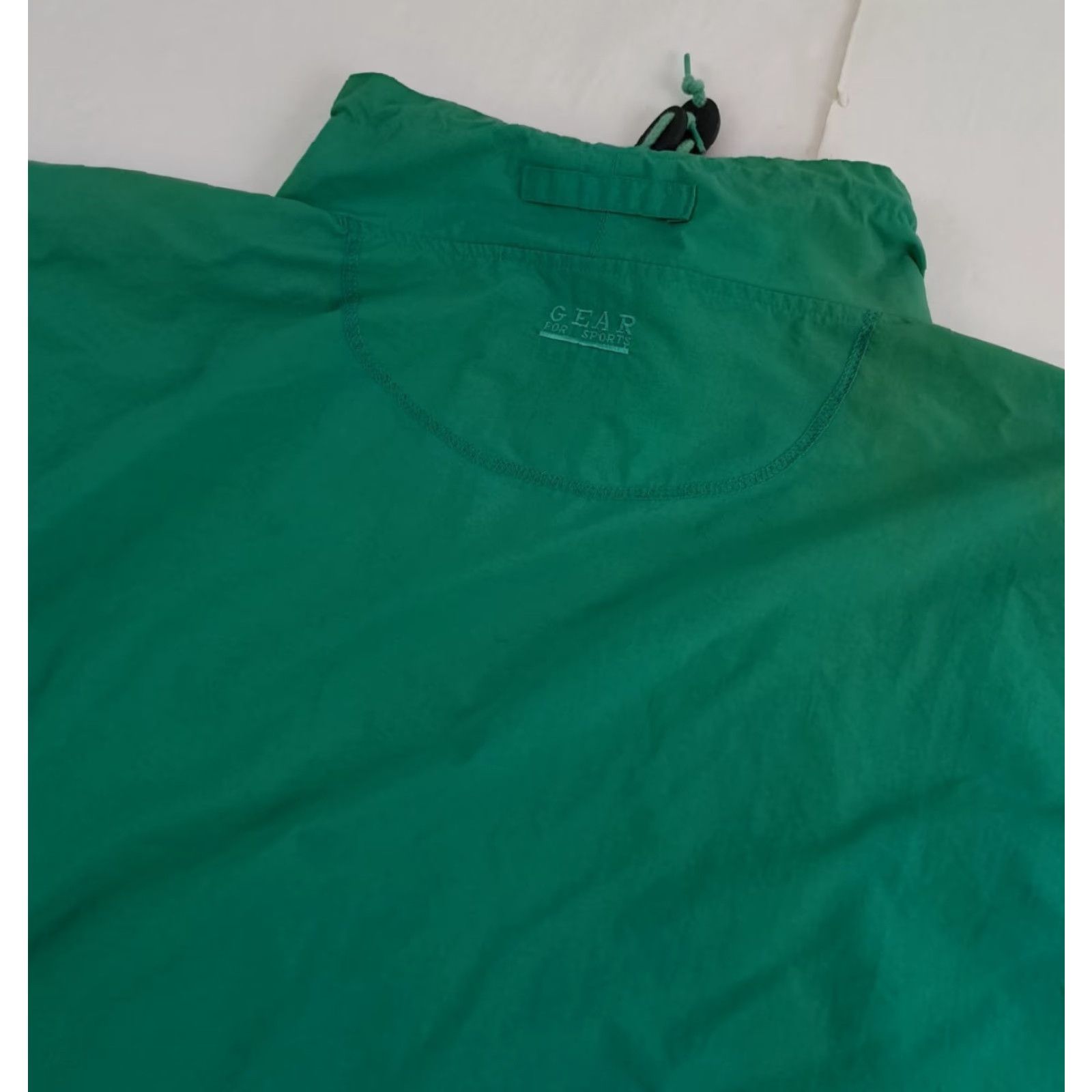 Vintage VINTAGE Eastern Michigan University Pullover Windbreaker Jacket L Unisex Adults Teal Nylon Golf University Gear FOR SPORTS/GEAR FOR SPORTS Size US L / EU 52-54 / 3 - 7 Thumbnail
