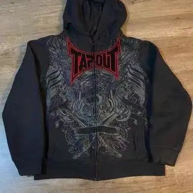 Japanese Brand Etsuko x Asahi Vintage Gothic Hip Hop Loose Hoodie Size US S / EU 44-46 / 1 - 3 Thumbnail