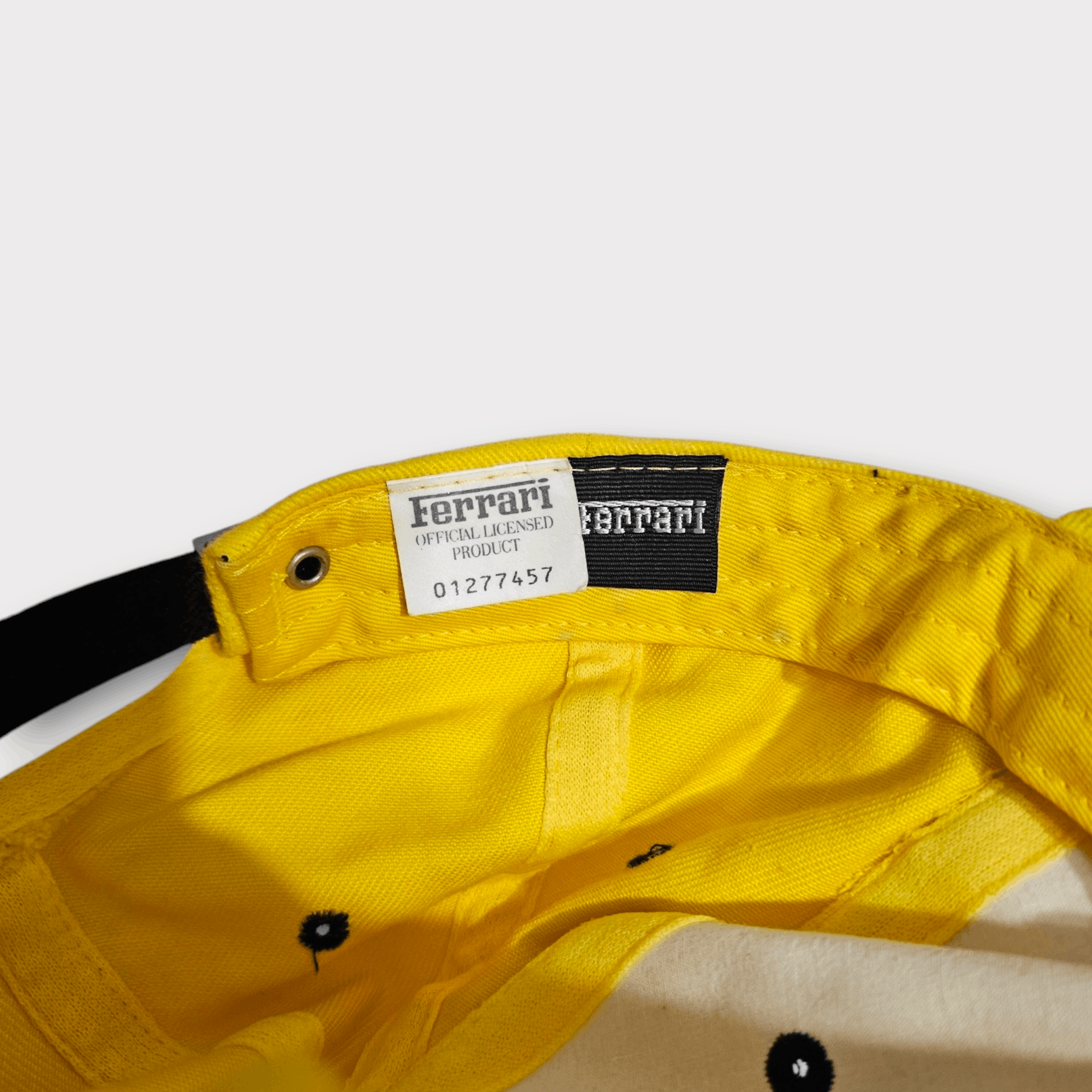 Ferrari × Vintage Ferrari Rare Yellow 90's Hat Size ONE SIZE - 7 Thumbnail