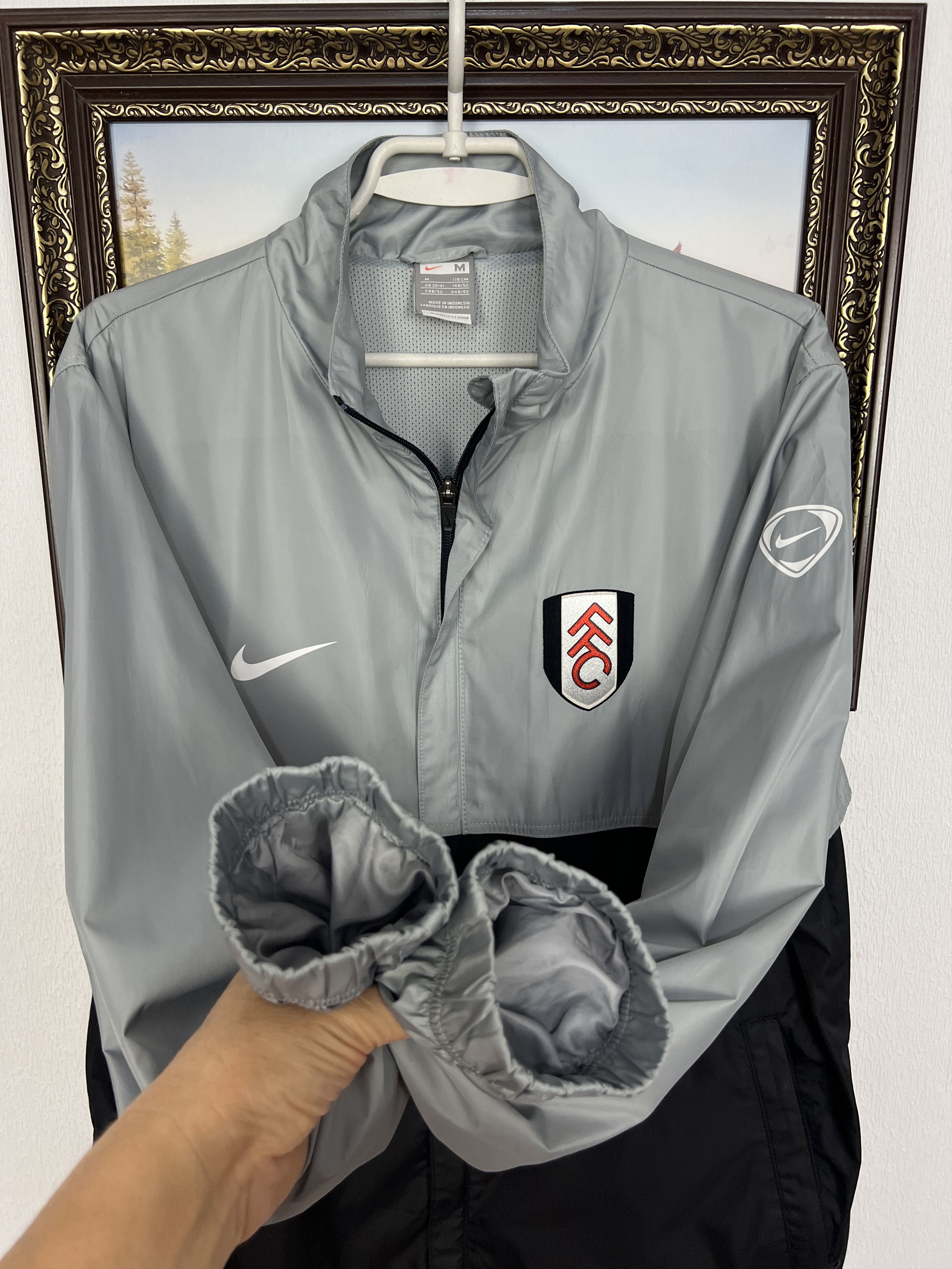 Nike Vintage Fulham Football Jacket Soccer Track Top Windbreaker Size US M / EU 48-50 / 2 - 6 Thumbnail