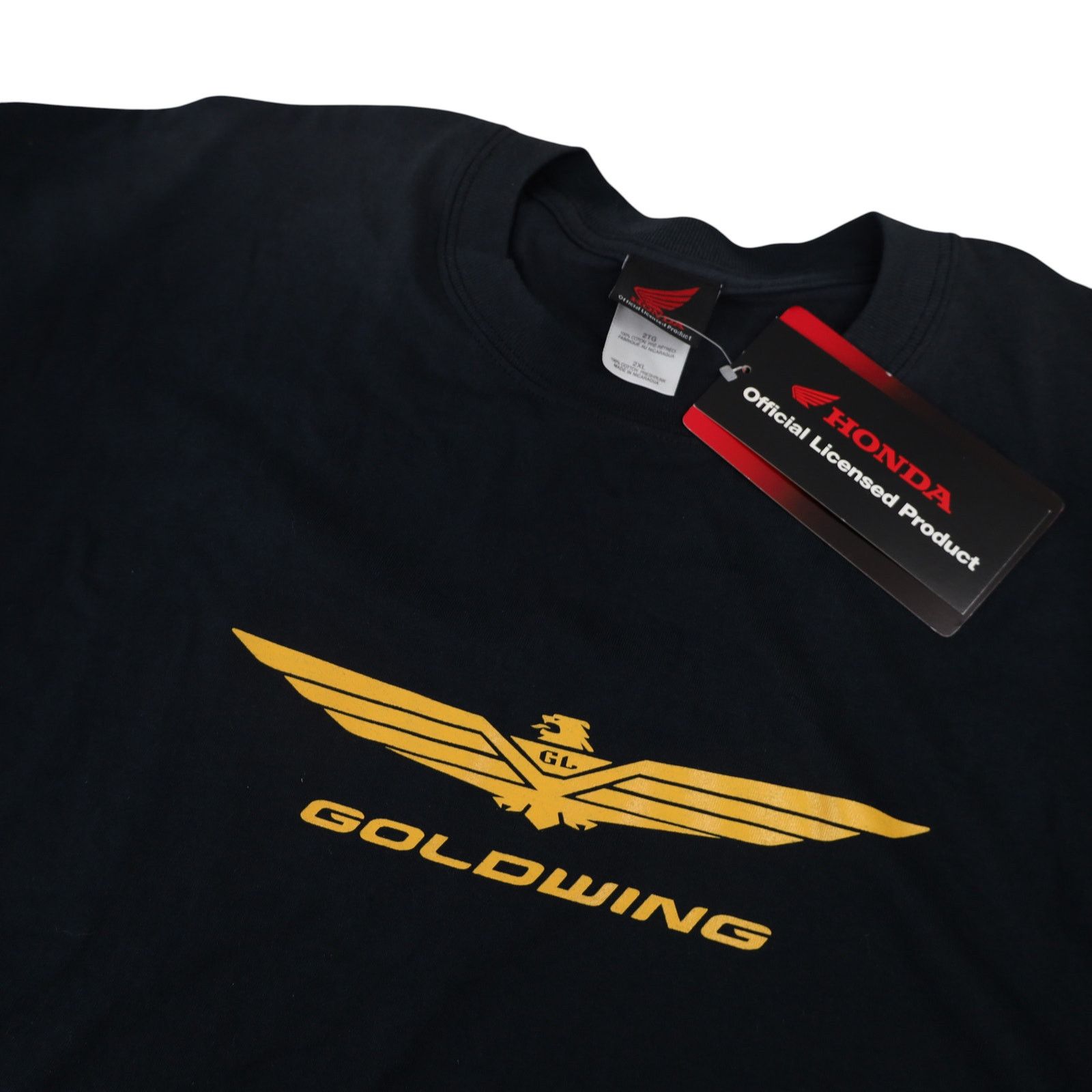 Honda × Vintage NWT Vintage Y2k Honda Gold Wing Motorcycle Graphic T Shirt Size US XXL / EU 58 / 5 - 4 Thumbnail