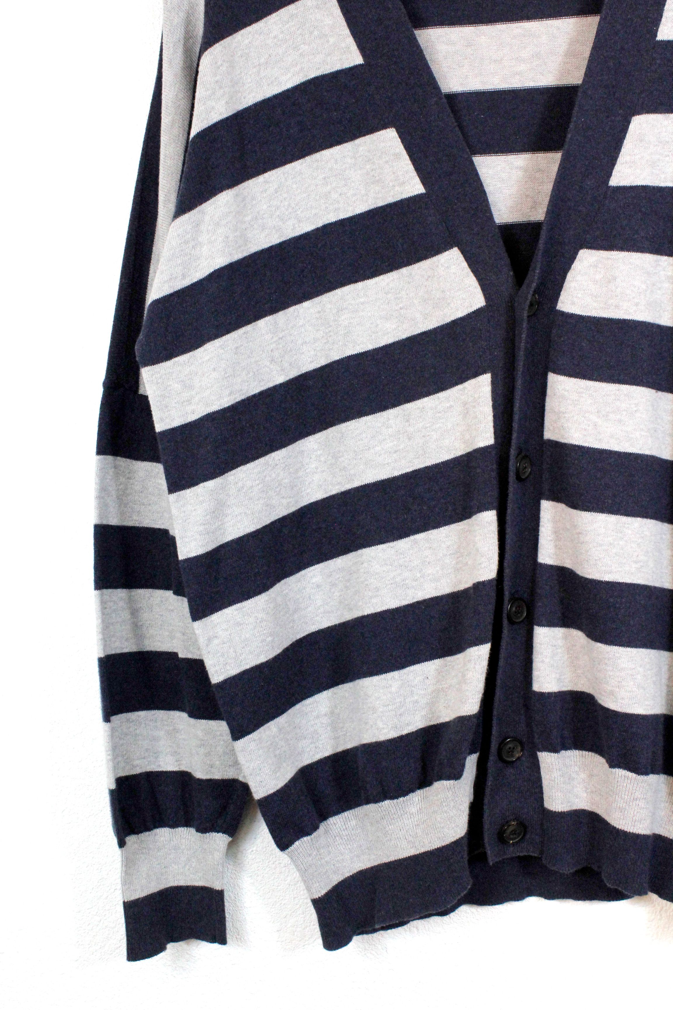Maison Margiela Archive Maison Margiela Line (10) Wide Striped Cardigan Size US M / EU 48-50 / 2 - 6 Thumbnail