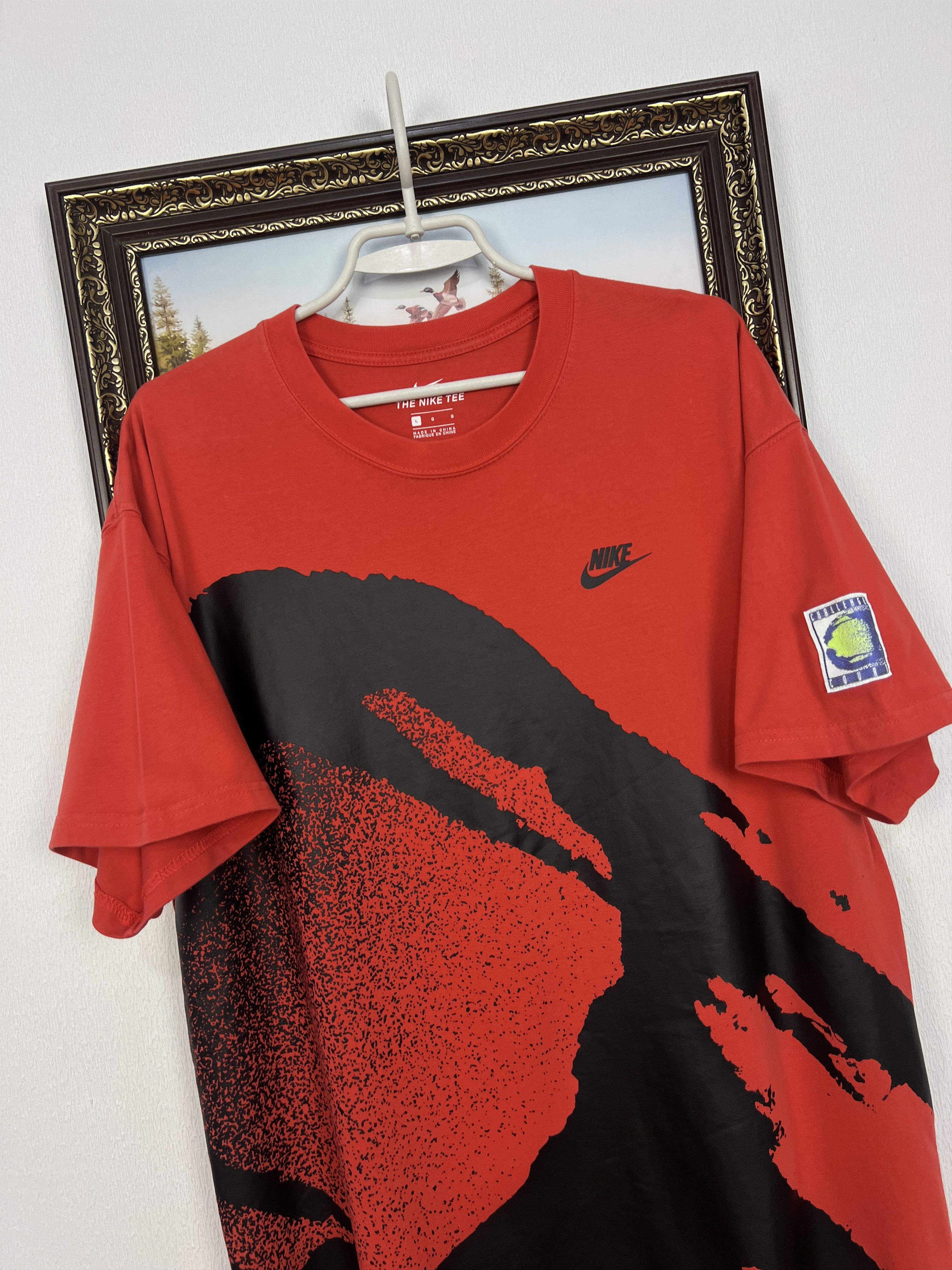 Nike Nike Court Andre Agassi Red Tennis Shirt Mens Jersey Size US L / EU 52-54 / 3 - 3 Thumbnail