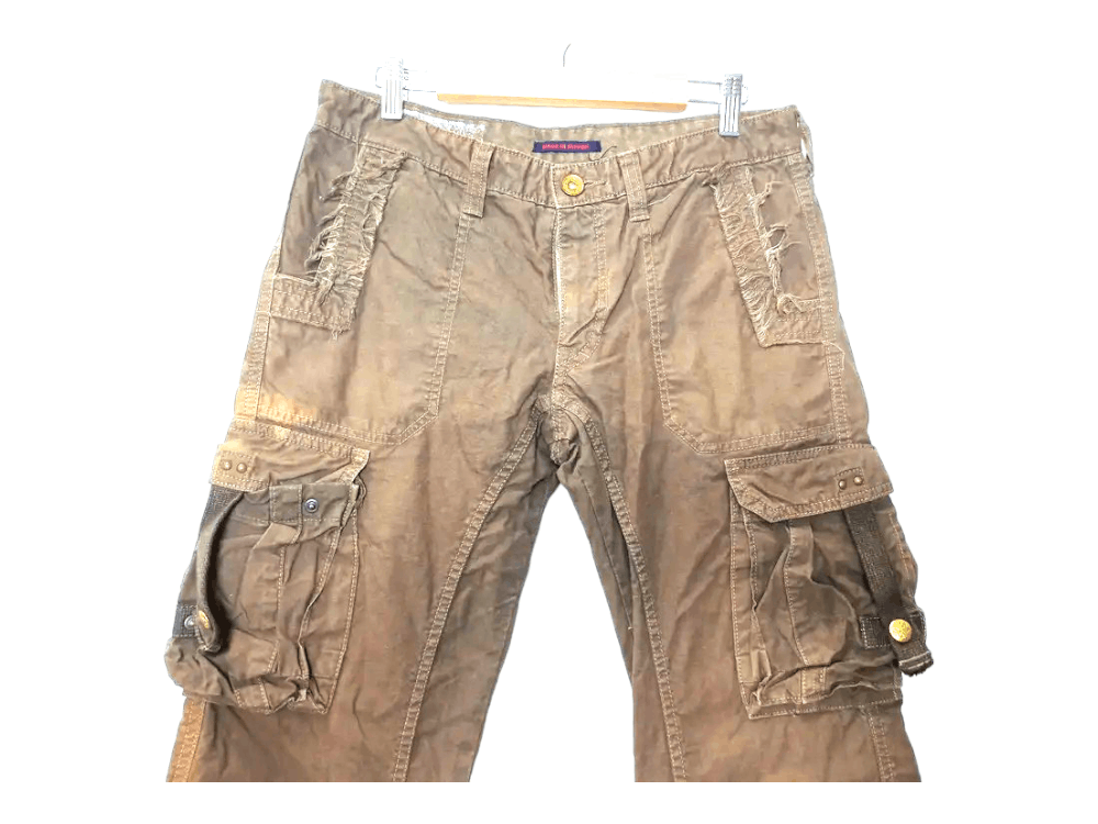 Surplus Research SURPLUS Mud Wash Tactical Cargo Pants Size US 30 / EU 46 - 7 Thumbnail