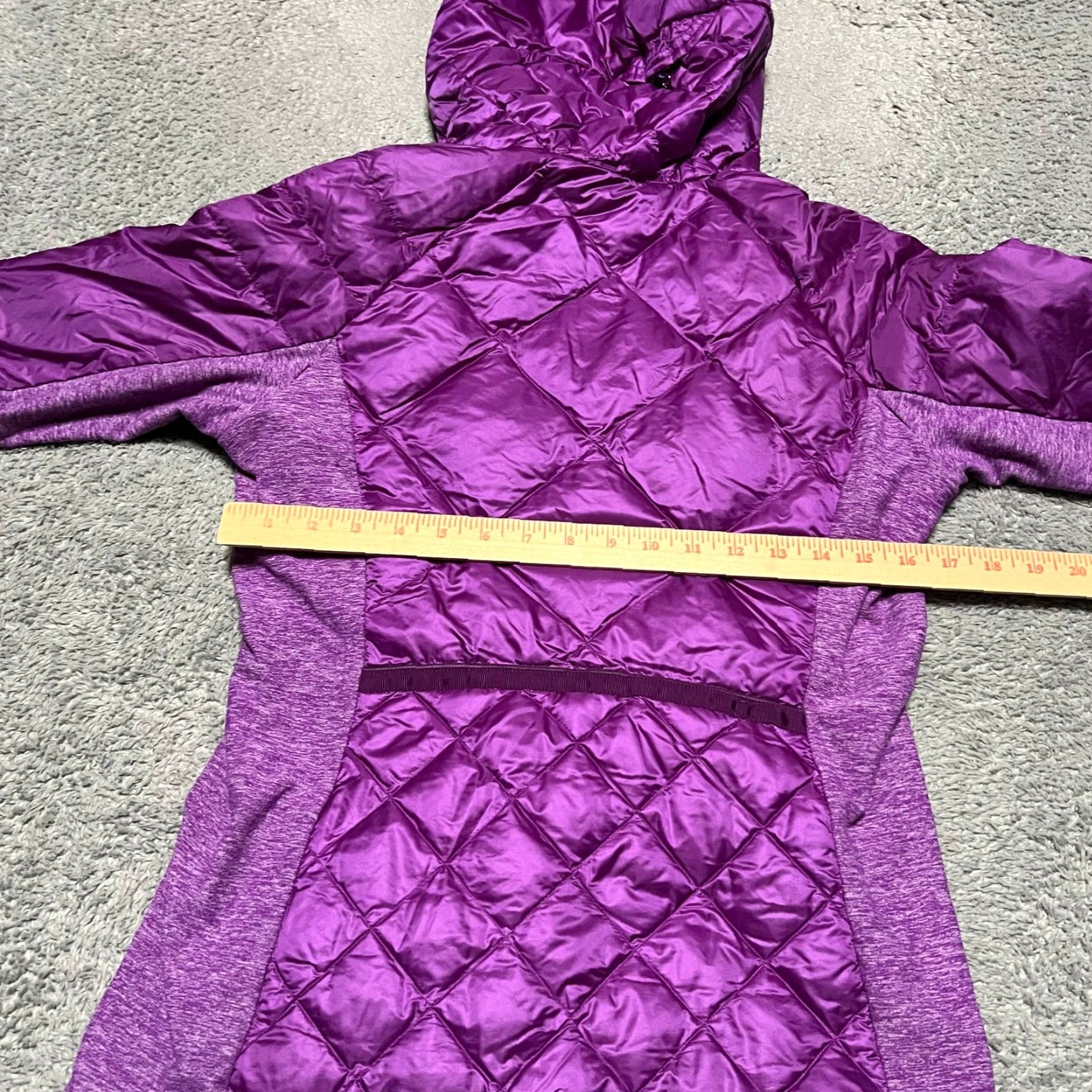 Lululemon Lululemon Jacket Puffer Coat Womens 8 Hooded Purple Down For A Run Coat Womens 8 Purple Puffer Jacket Hooded Size M / US 6-8 / IT 42-44 - 7 Thumbnail