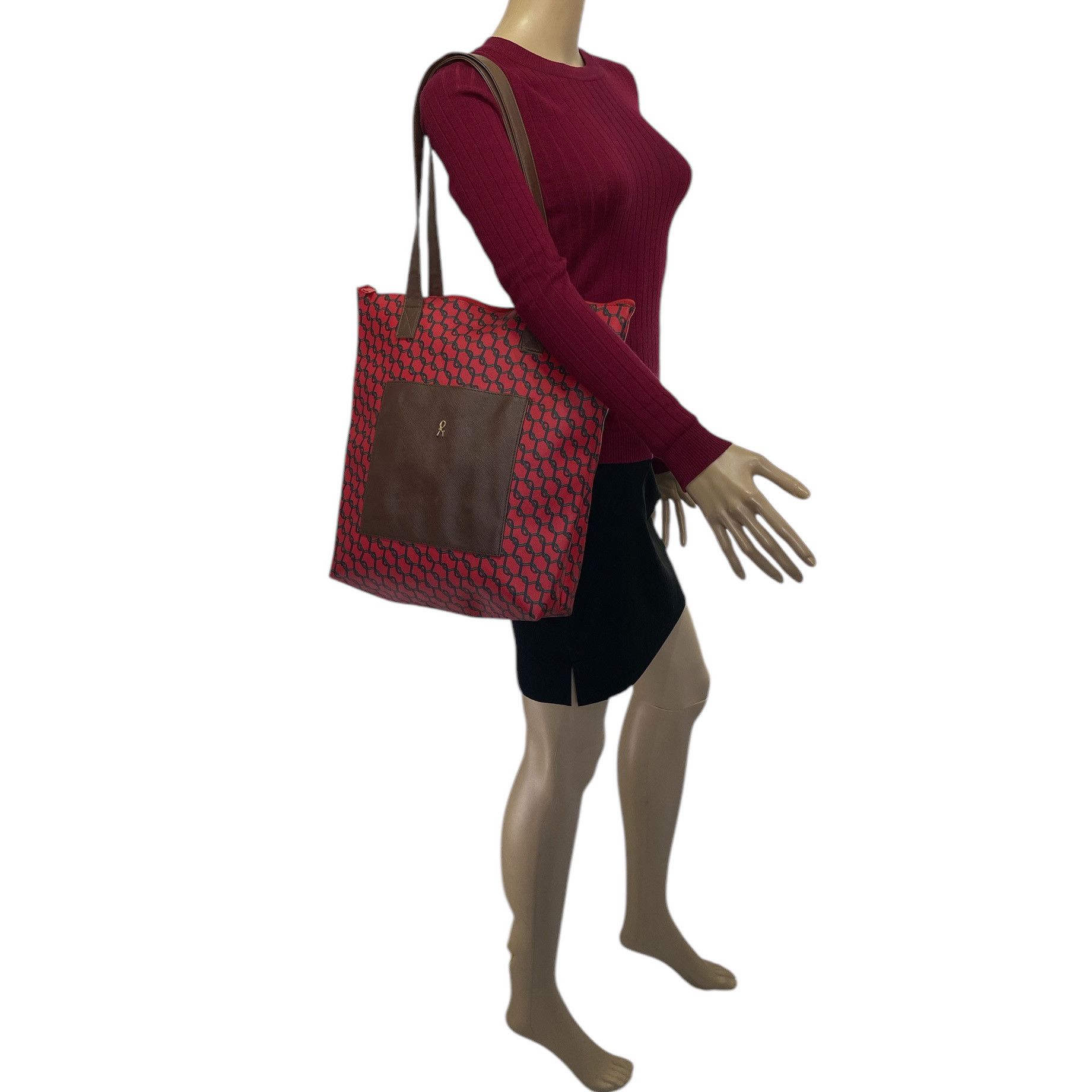 Roberta di Camerino × Vintage ROBERTA di CAMERINO Vintage Chainlink PVC Leather Tote Bag Size ONE SIZE - 8 Thumbnail