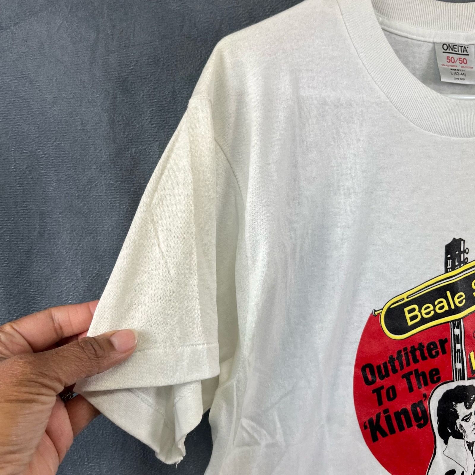 Other Vintage Oneida Shirt Beale Street Elvis Single Stitch USA Size US L / EU 52-54 / 3 - 13 Thumbnail