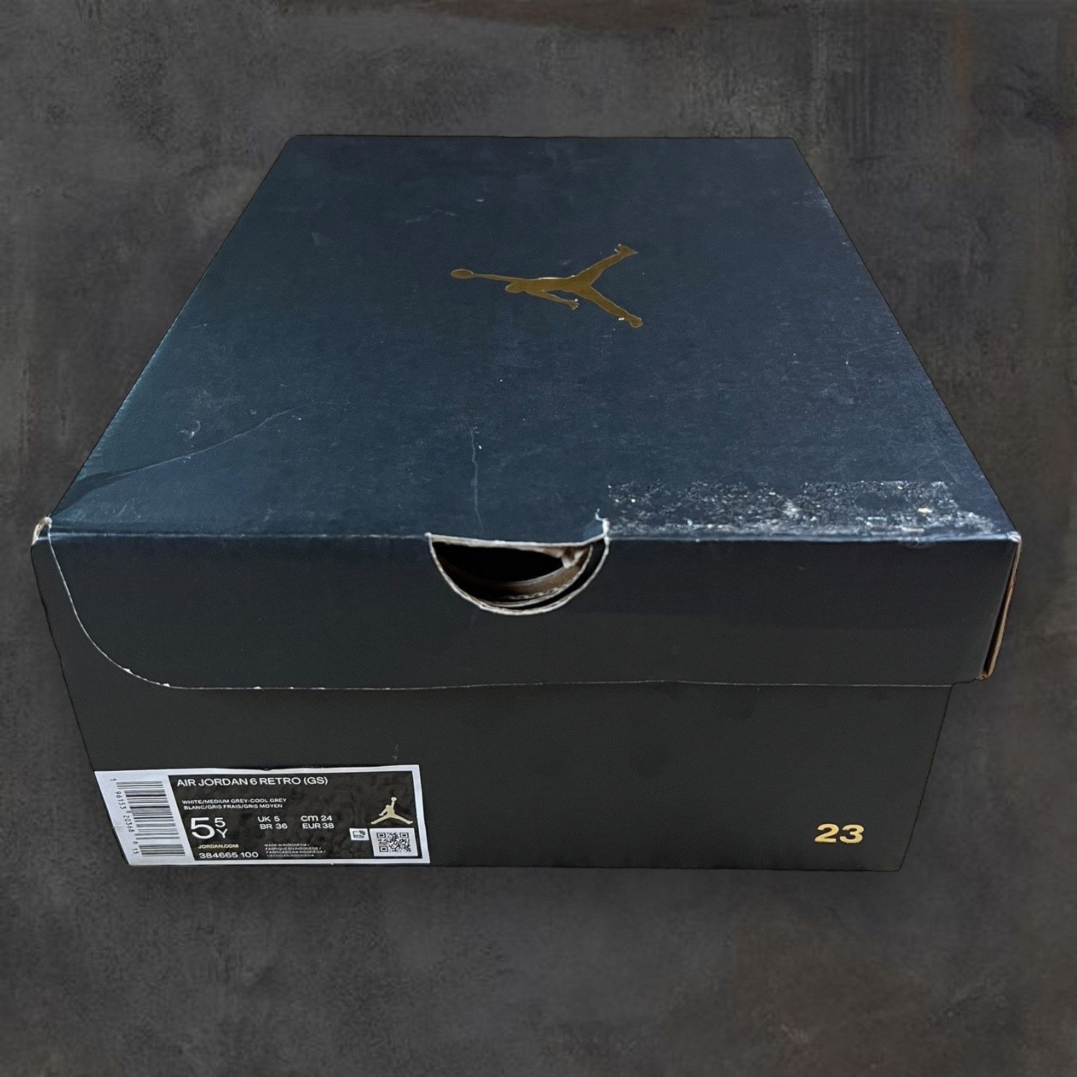 Nike Nike Air Jordan 6 Retro GS Sneaker Cool Grey Youth Size 5.5Y Size US 5 / EU 37 - 3 Thumbnail