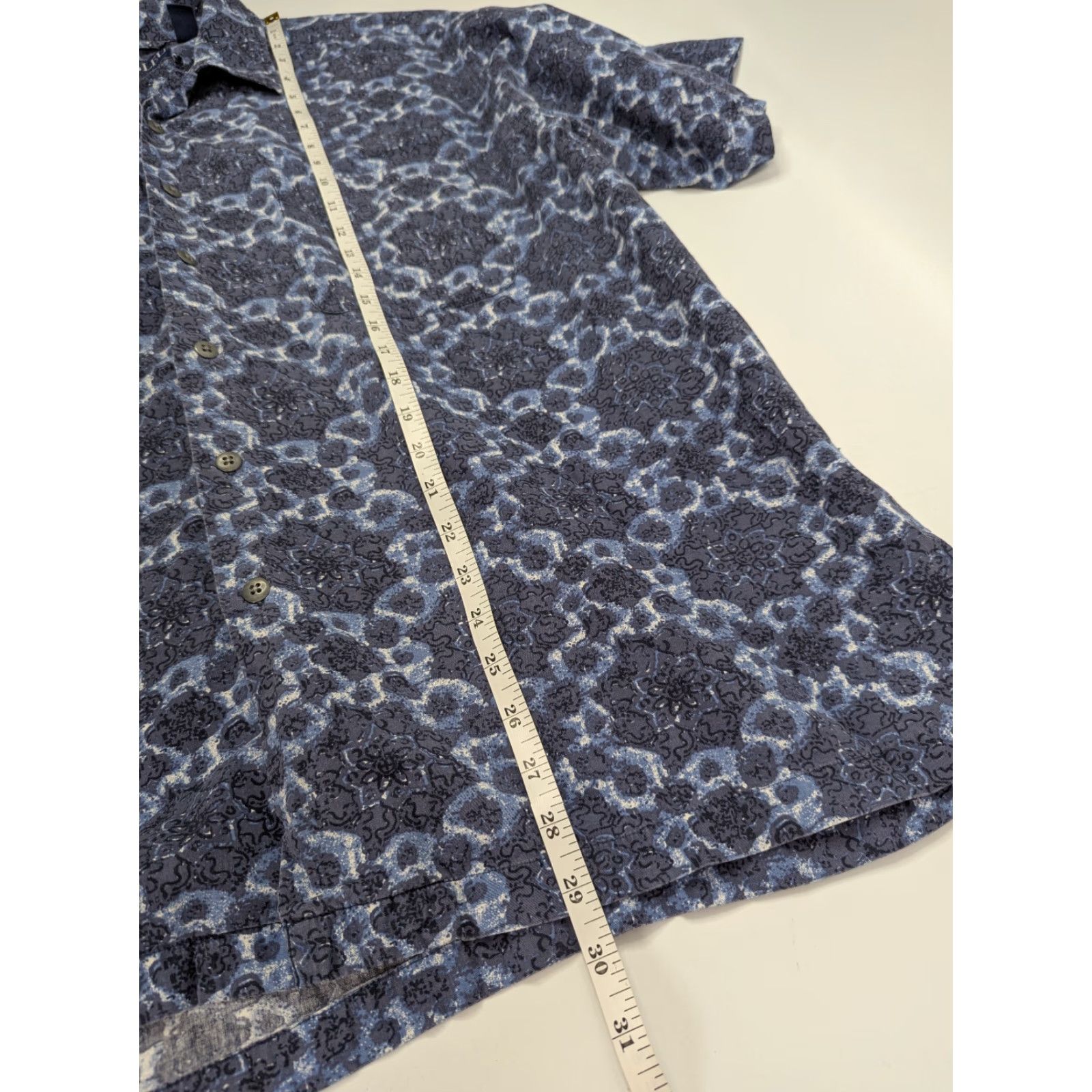 Arrow Bleu by Arrow Hawaiian Loop Collar Shirt Large Button Up Short Sleeve Floral Shirt Size US L / EU 52-54 / 3 - 4 Thumbnail