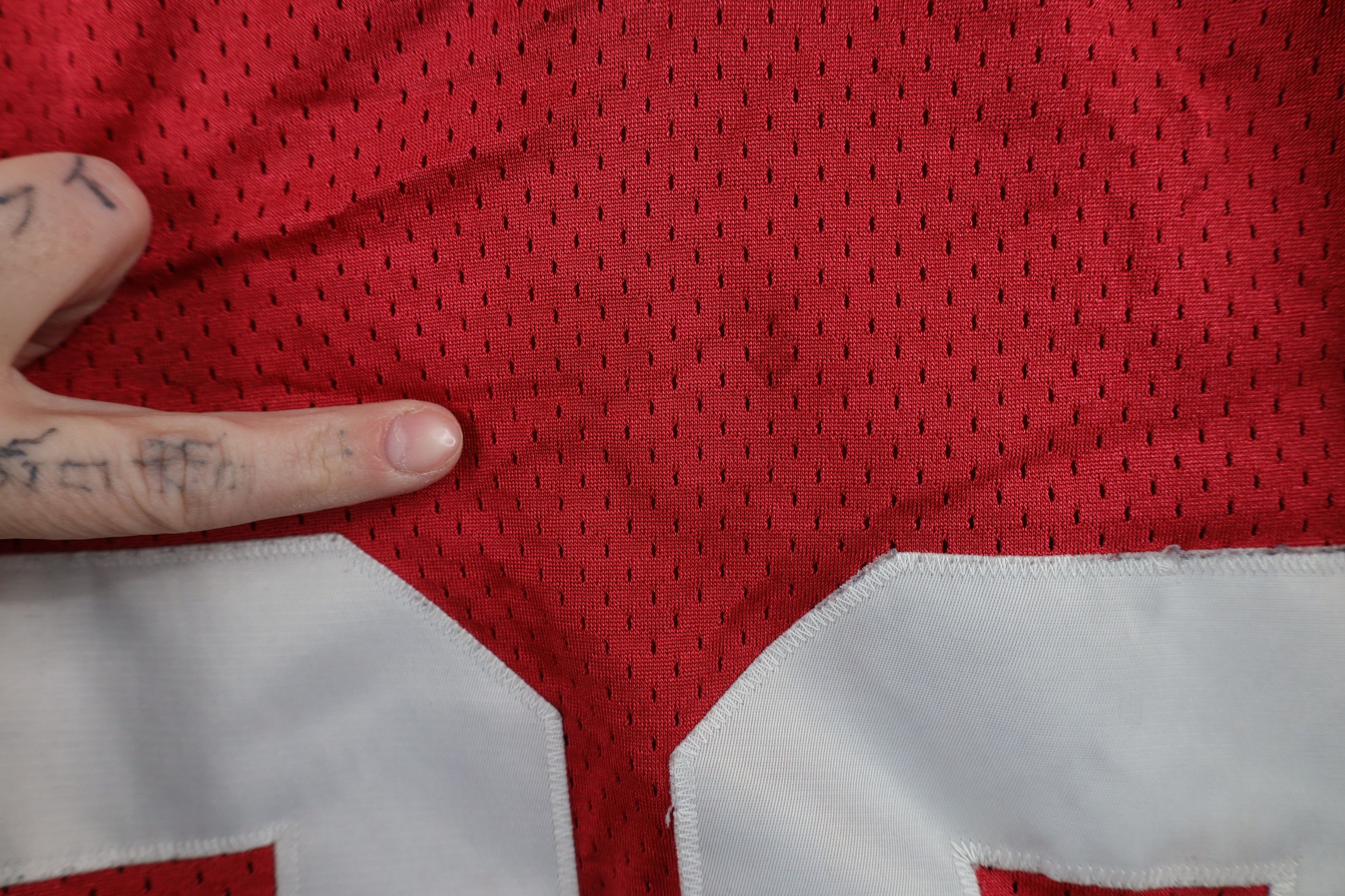 Nike × Vintage Vintage Nike Ohio State University Football Jersey Red #28 Size US L / EU 52-54 / 3 - 5 Thumbnail