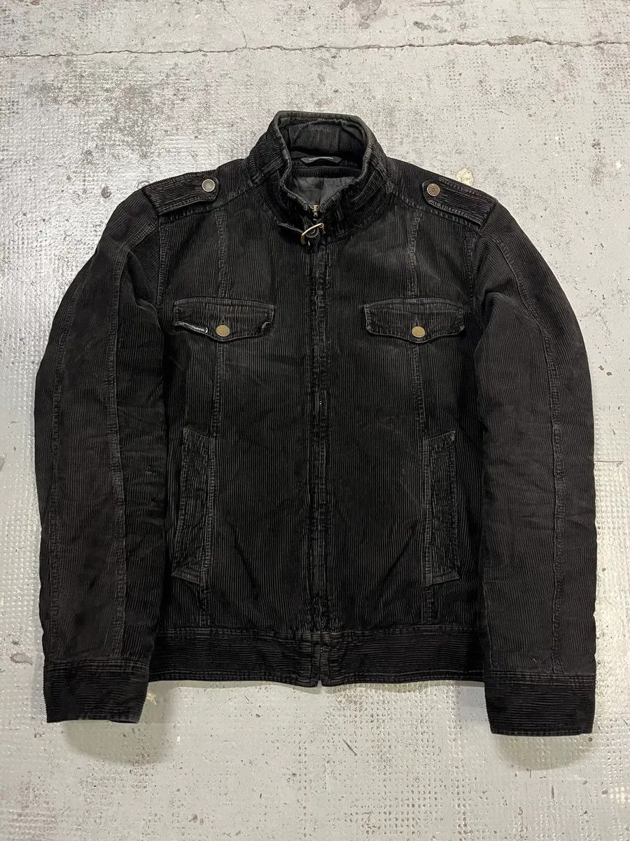 Dolce & Gabbana 2000s Dolce & Gabbana Cargo Black Corduroy Jacket Size US M / EU 48-50 / 2 - 4 Thumbnail