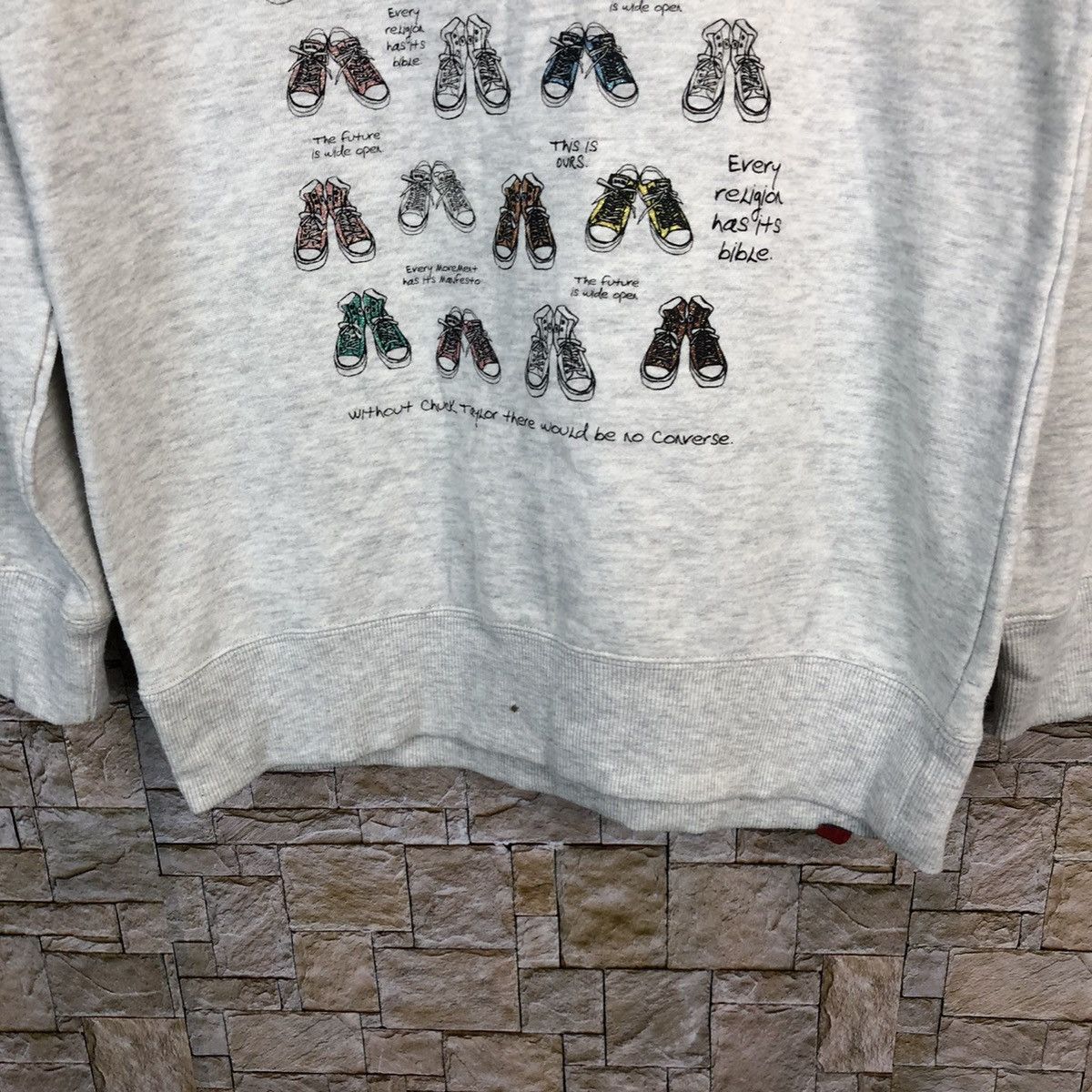 Converse × Vintage Converse vintage Grey Sweatshirt #A397 Size M / US 6-8 / IT 42-44 - 6 Thumbnail