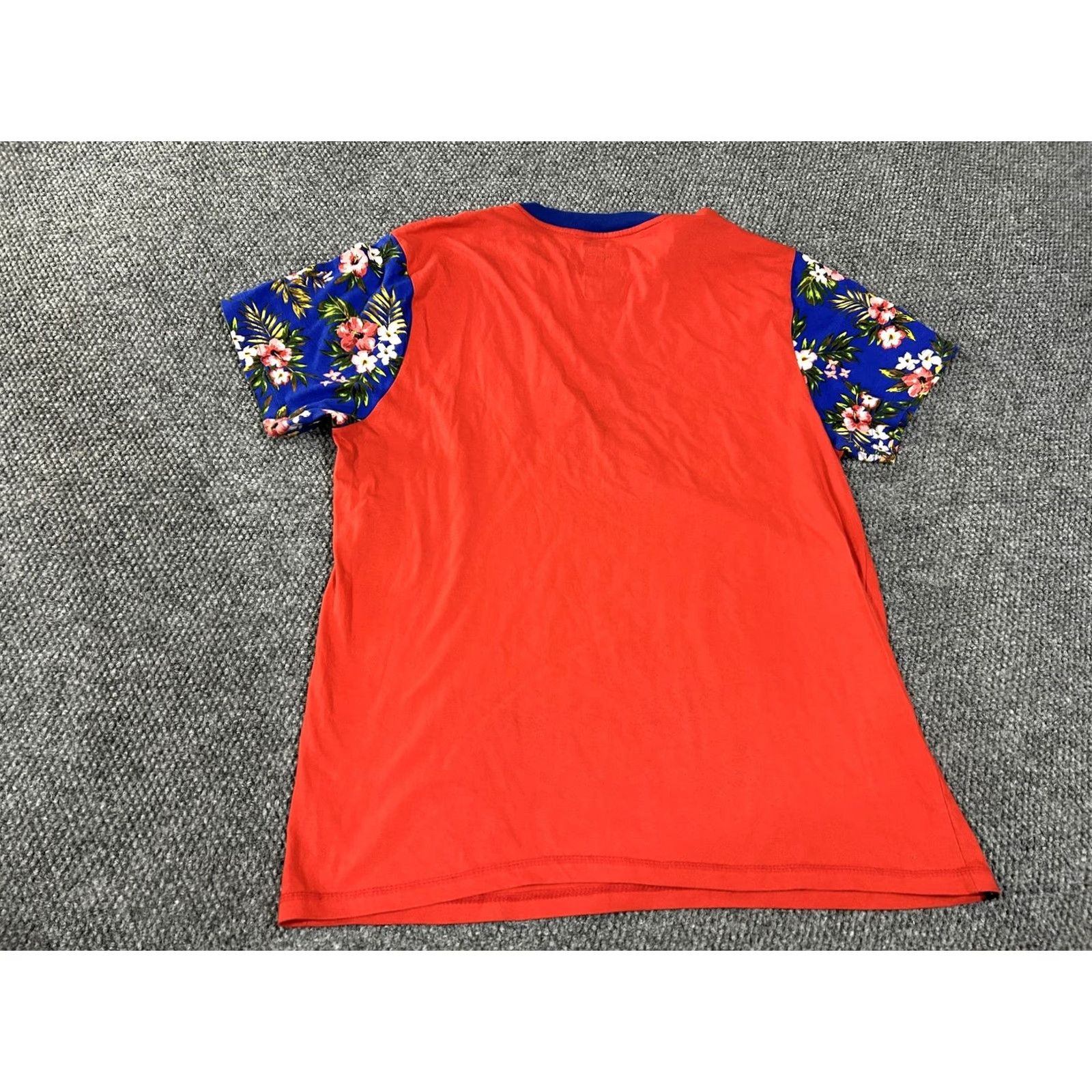 Enyce Enyce Shirt Mens 2XL Red Floral Sleeve E Logo Tropical Graphic Streetwear Tee Shirt Size US XXL / EU 58 / 5 - 7 Thumbnail