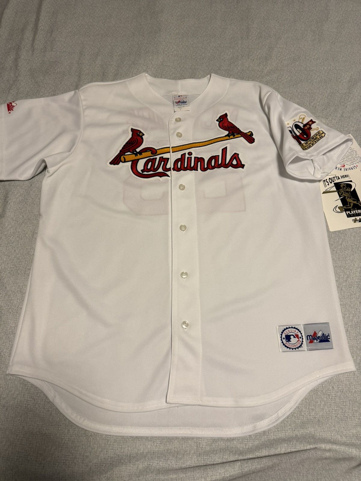 Louis Cardinals Size Large 70 HR Mark McGwire Jersey