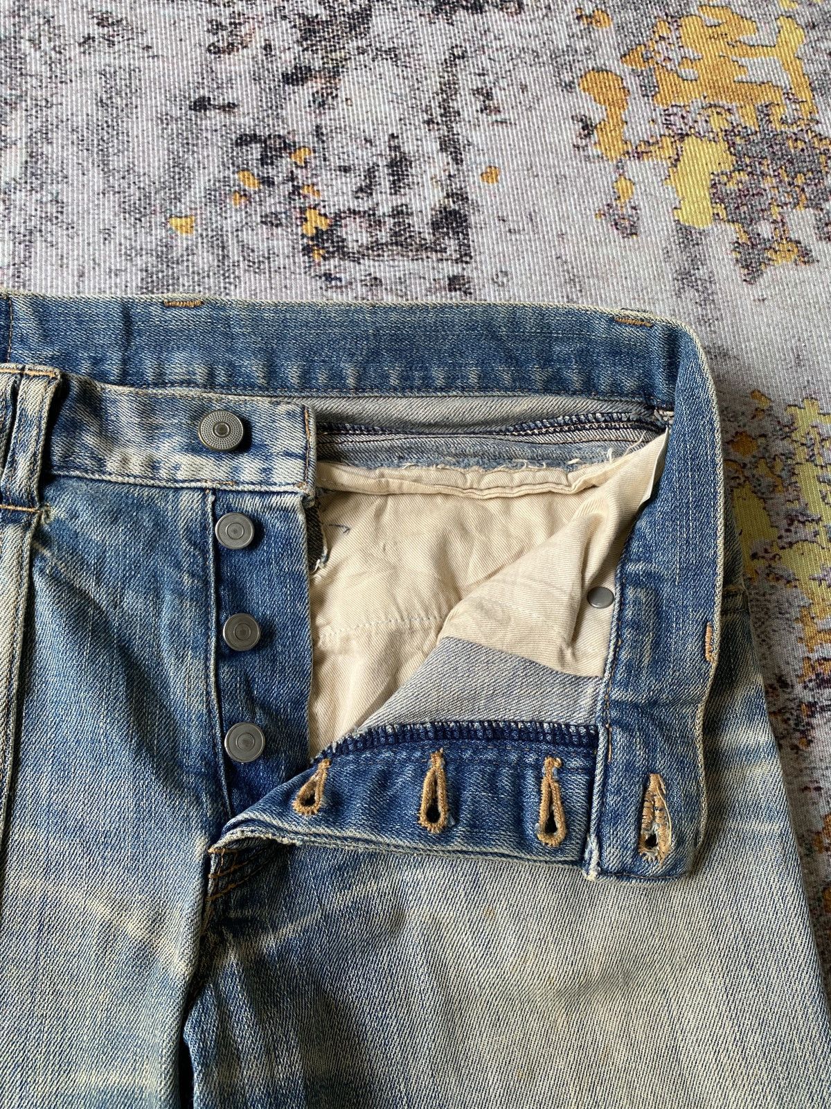 Japanese Brand Tokyo Ripper Rusty Distressed Denim Size US 30 / EU 46 - 17 Thumbnail