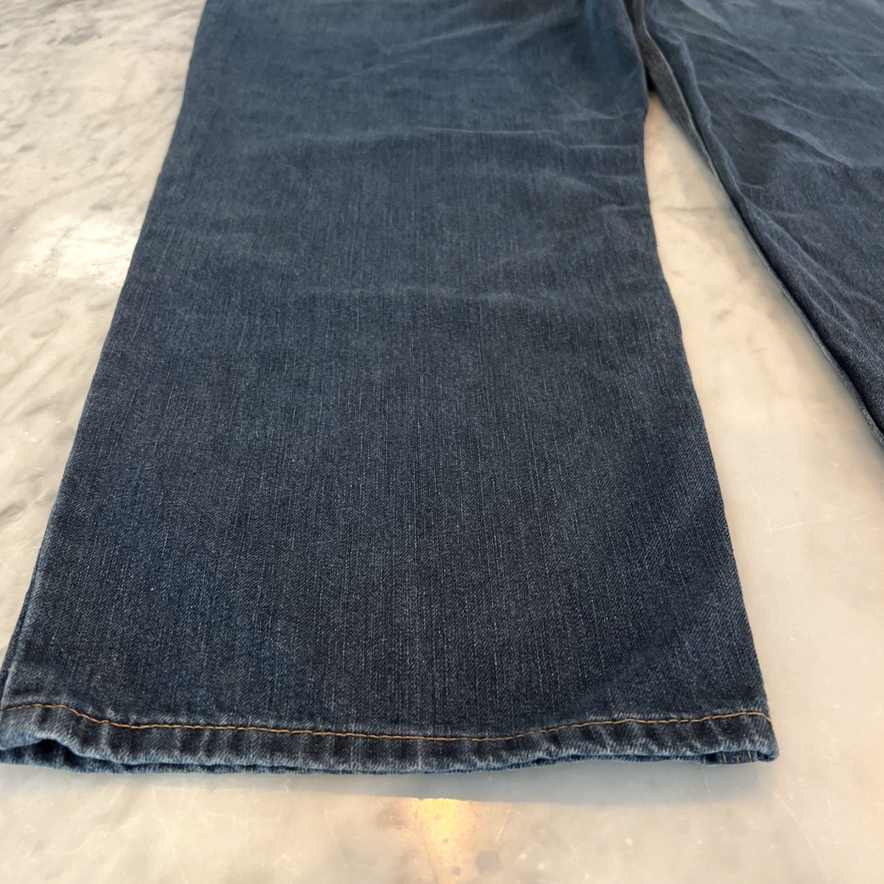 Carhartt Carhartt Jeans Men’s 50x30 Dark Wash Blue 5 Pockets Zipper Button Size US 34 / EU 50 - 7 Thumbnail