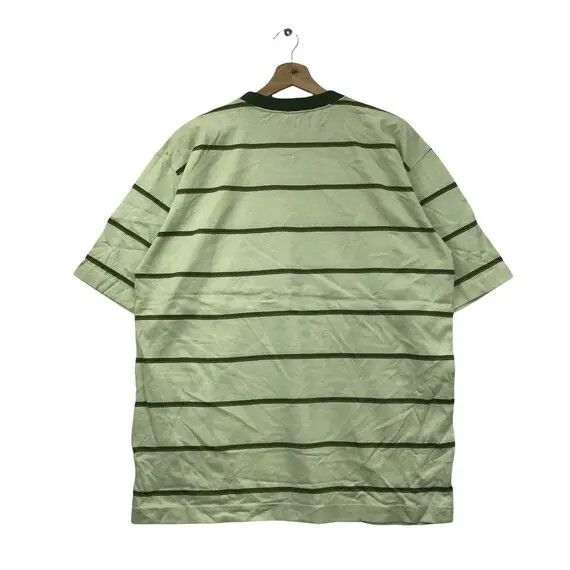 Hang Ten Vtg 90’ HANG TEN SURFING Striped Yellow Tag Green Tee Shirt Size US L / EU 52-54 / 3 - 2 Thumbnail