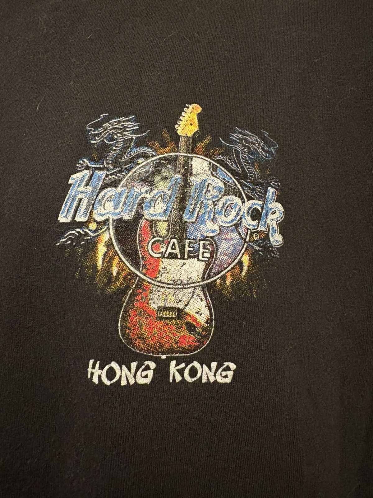 Hard Rock Cafe Vintage Hard Rock Cafe Tshirt 90’s Hong Kong Buddha Grail Size US L / EU 52-54 / 3 - 3 Thumbnail