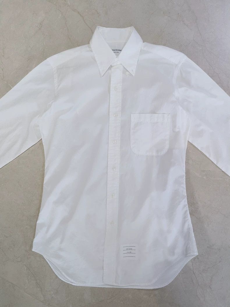 Thom Browne Thom Browne White shirt Size US M / EU 48-50 / 2 - 1 Thumbnail