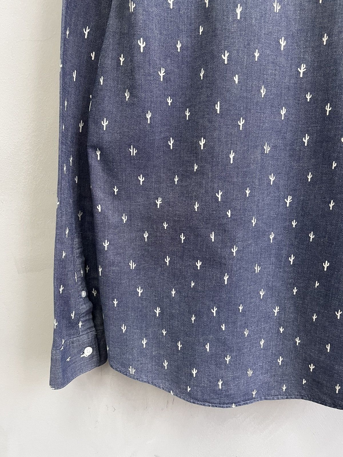 Kenzo Kenzo Shirt button up Streetwear Cactus Print Size US L / EU 52-54 / 3 - 9 Thumbnail