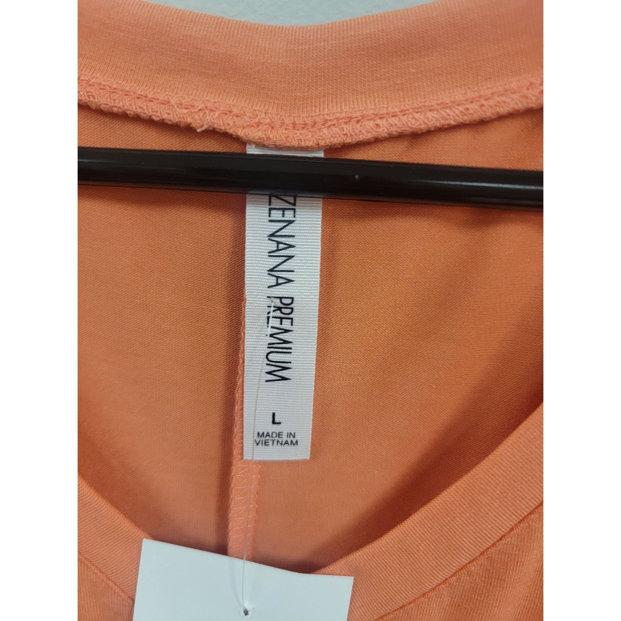 Other Sleeveless Zenana Premium Coral Tank Top L Soft Polyester & Size L / US 10 / IT 46 - 2 Thumbnail